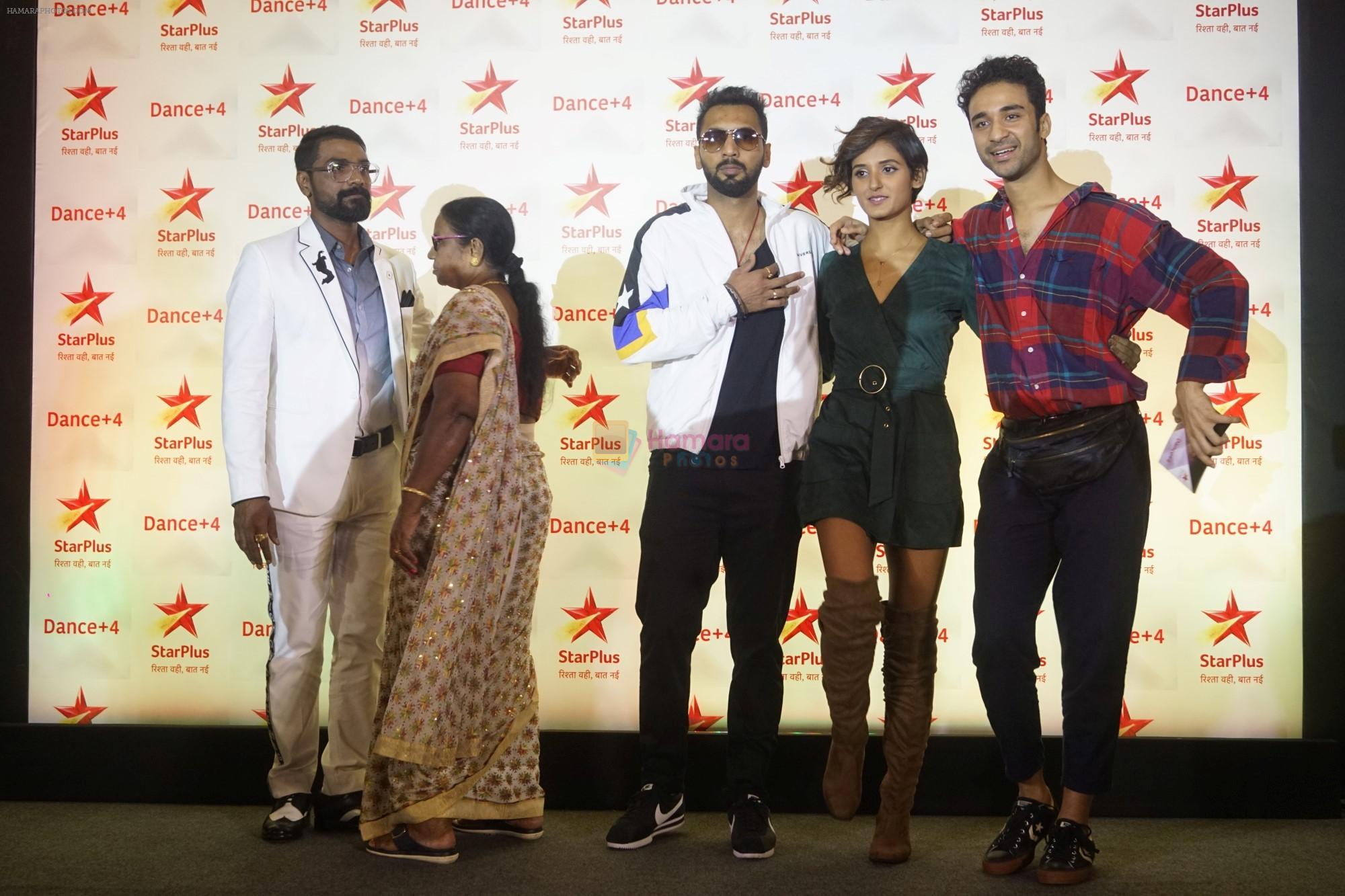 Remo D Souza, Shakti Mohan,Punit Pathak,Dharmesh, Raghav Juyal at the Media Interaction for Dance Plus Season 4 on 18th Sept 2018
