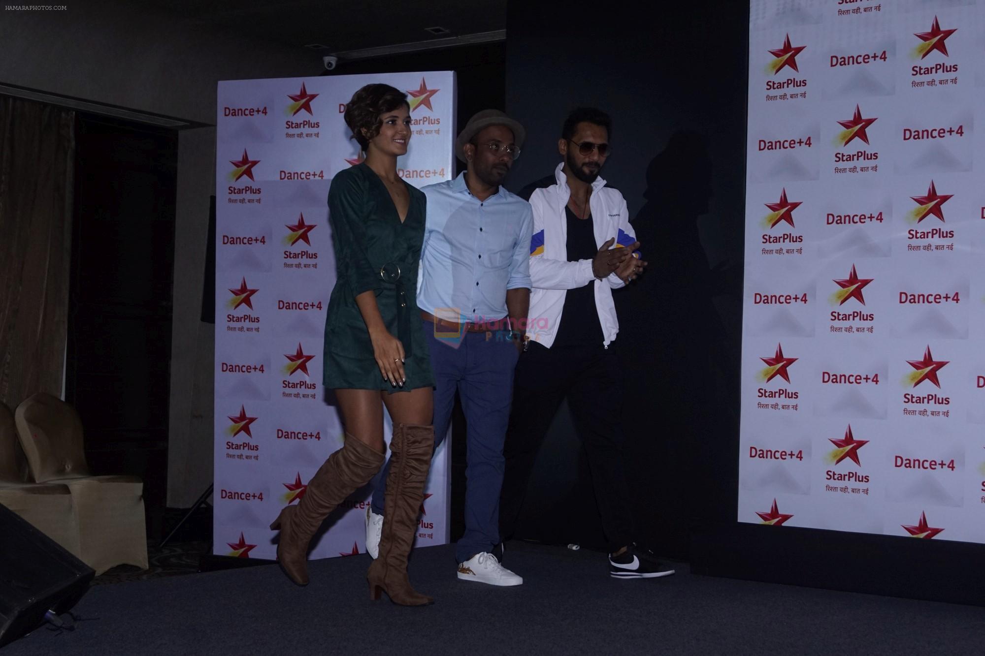 Shakti Mohan,Punit Pathak,Dharmesh, Raghav Juyal at the Media Interaction for Dance Plus Season 4 on 18th Sept 2018