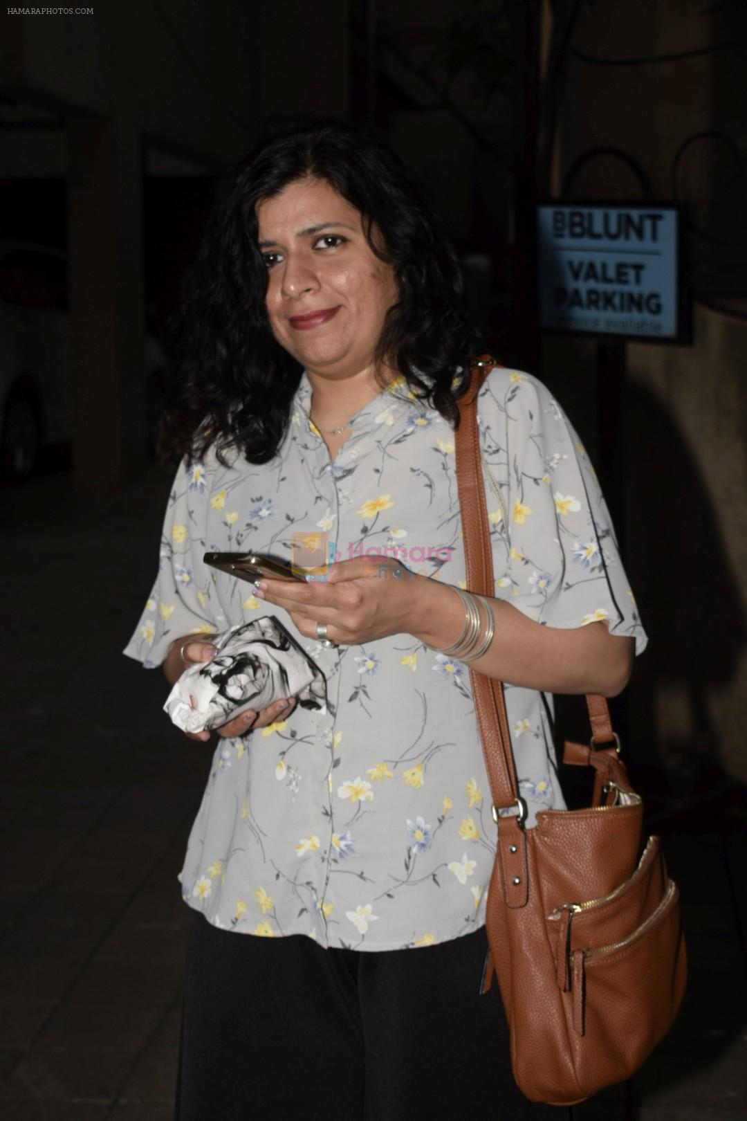 Zoya Akhtar spotted at Bblunt juhu on 21st Sept 2018