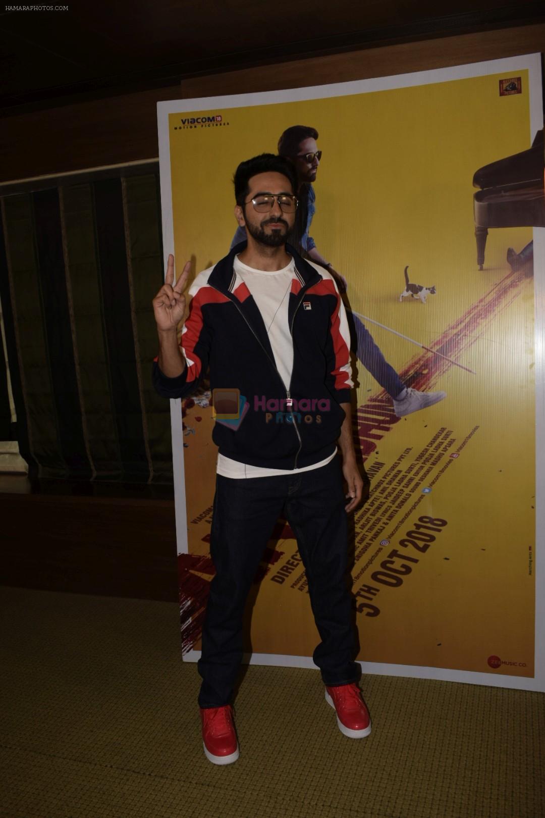 Ayushman Khurana spotted at Sun n Sand in juhu on 21st Sept 2018