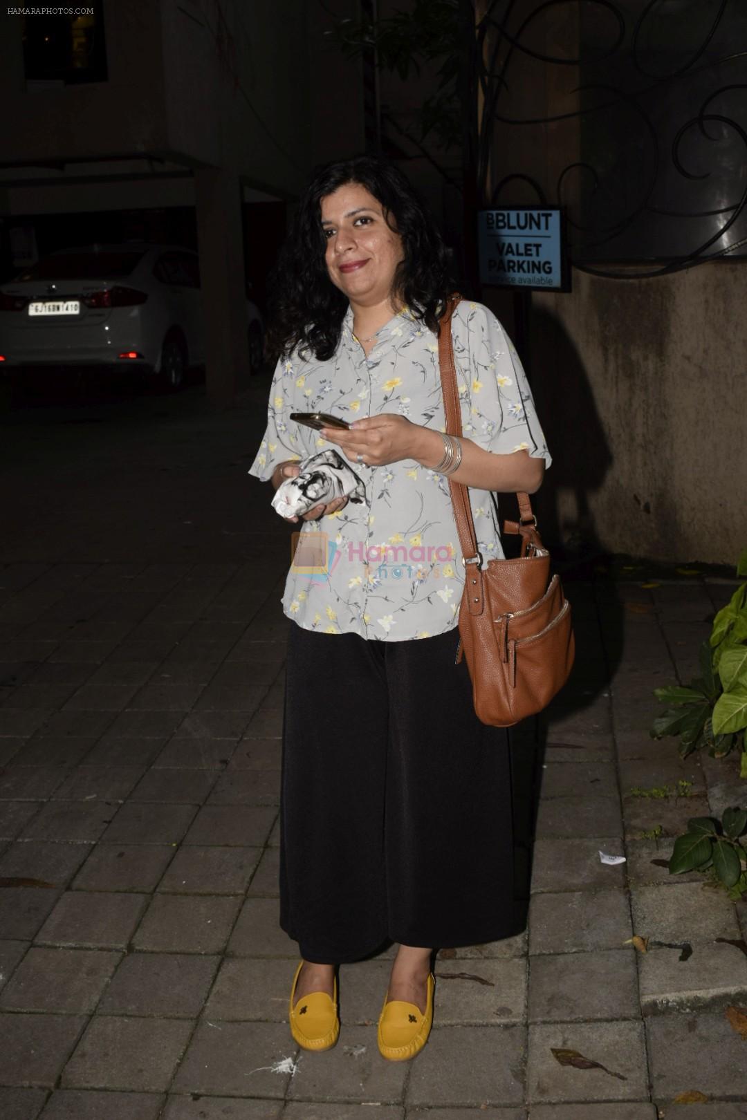 Zoya Akhtar spotted at Bblunt juhu on 21st Sept 2018