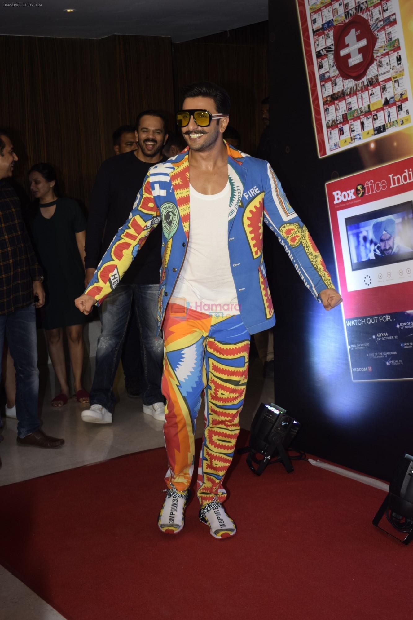 Ranveer Singh at the 9th anniversary cover launch of Boxoffice India magazine in Novotel juhu on 24th Sept 2018