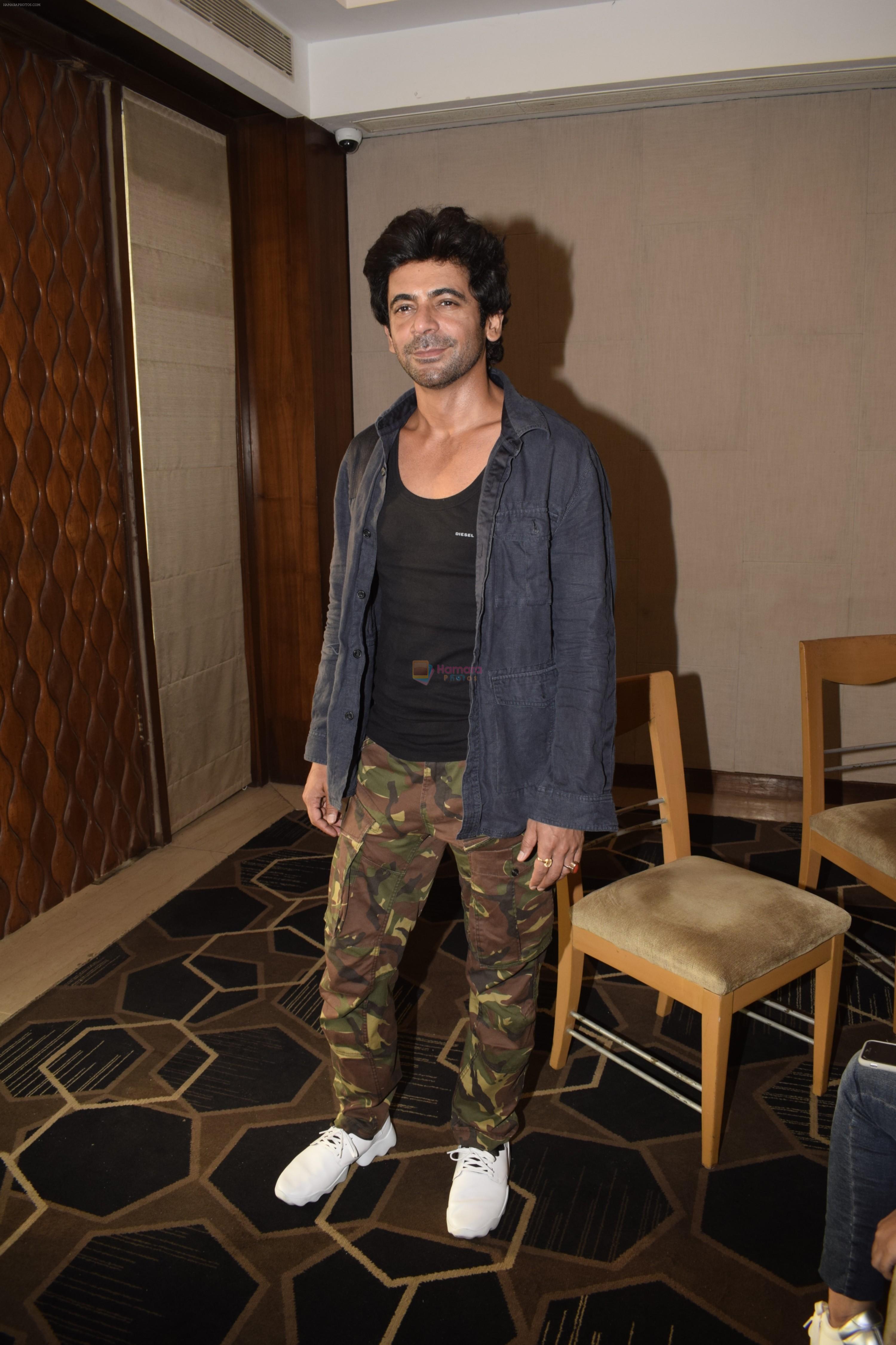 Sunil Grover during media interactions for film Pataakha in Sun n Sand, juhu on 23rd Sept 2018