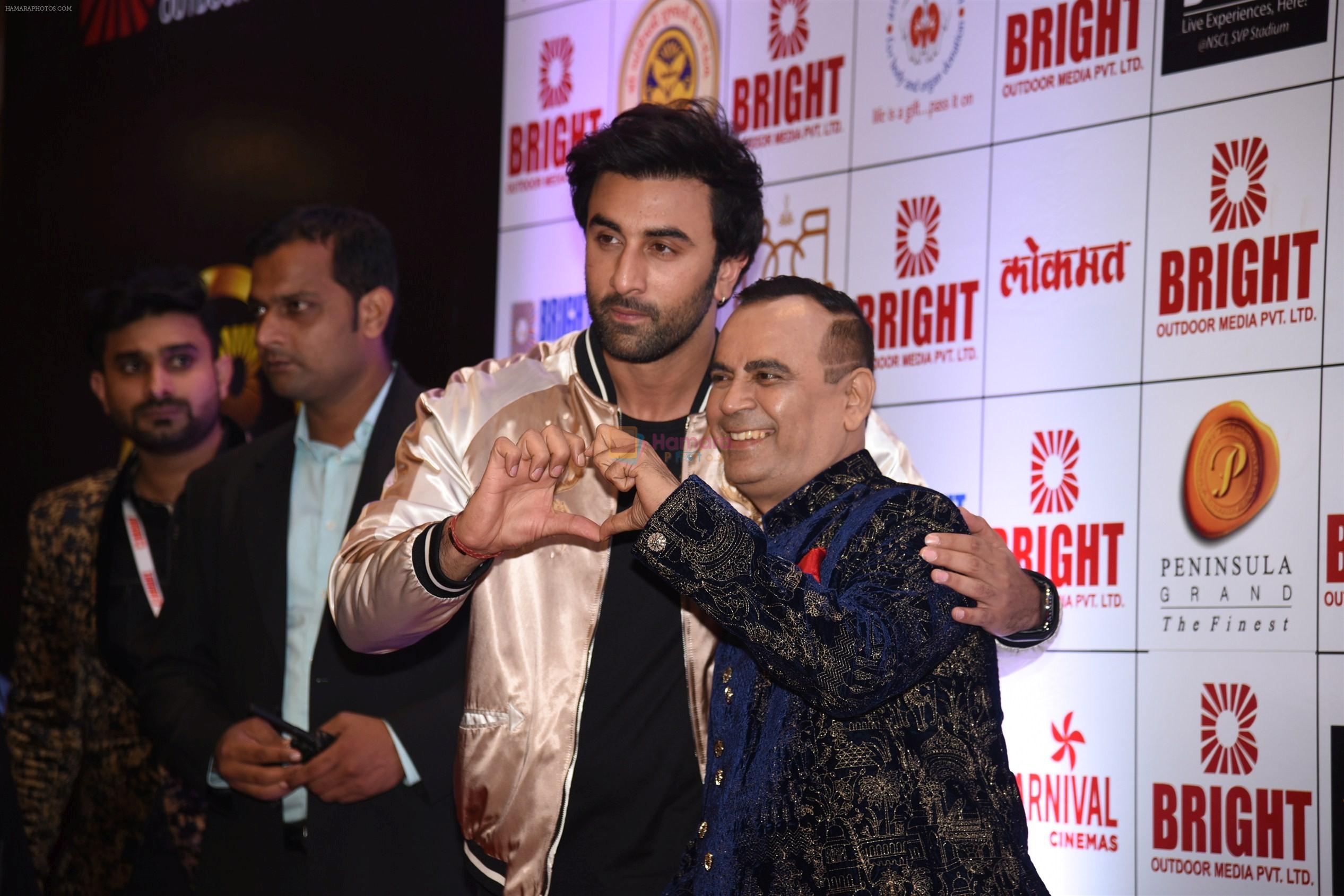 Ranbir Kapoor at Bright Awards in NSCI worli on 25th Sept 2018