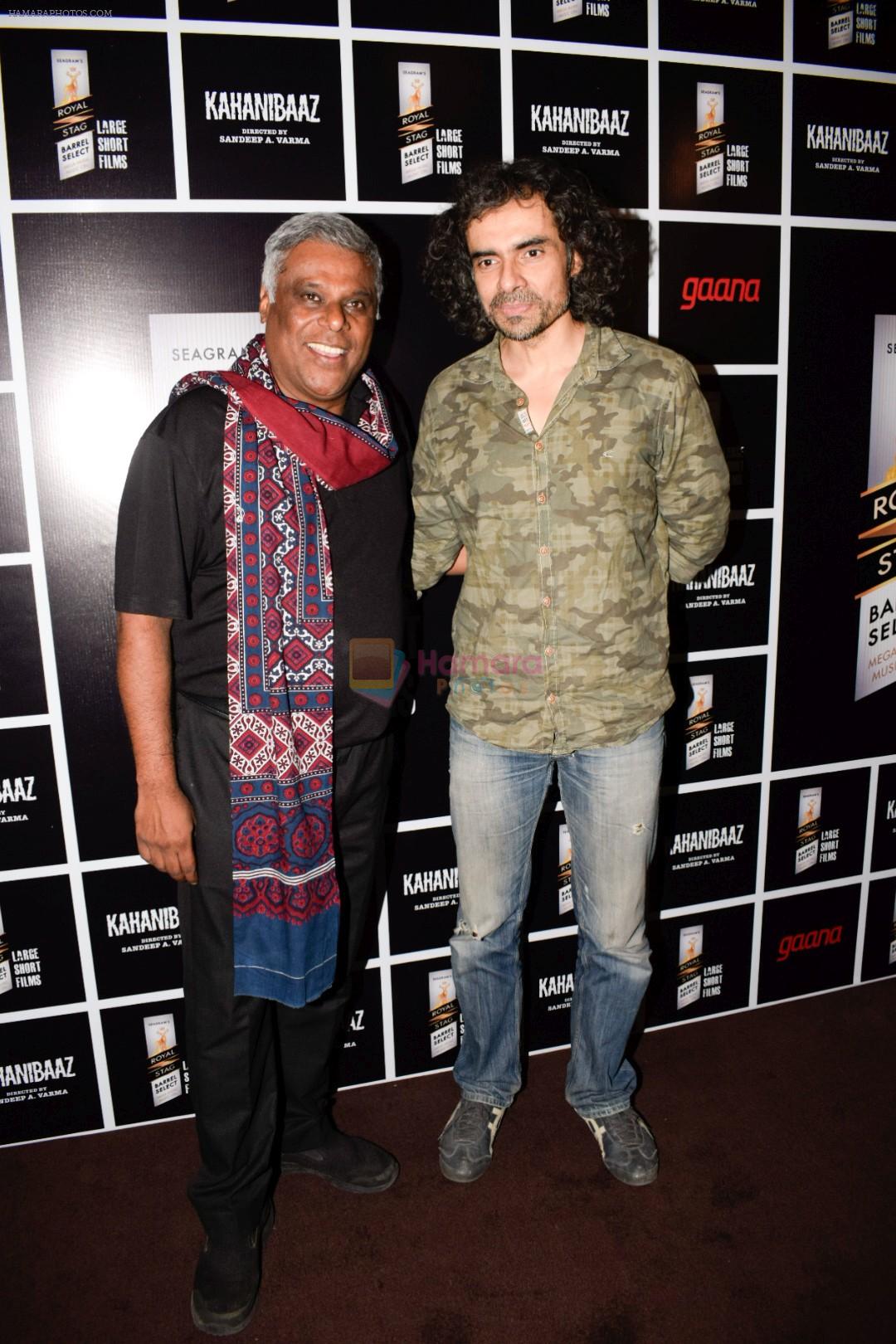 Imtiaz Ali, Ashish Vidyarthi at Royal Stag Barelle select screening of short film Kahanibaaz at The View in andheri on 25th Sept 2018