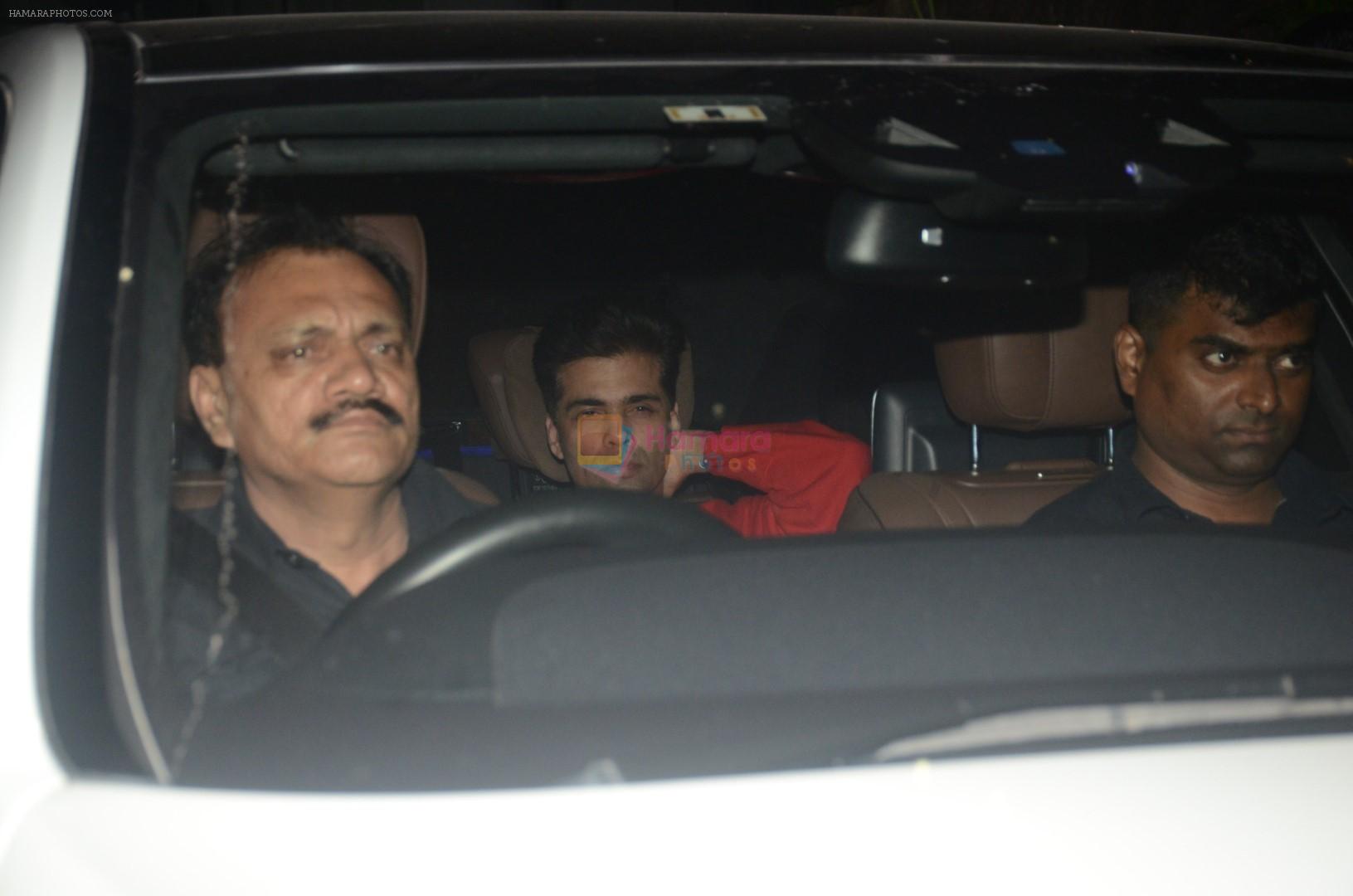 Karan Johar At Ranbir Kapoor's House on 26th Sept 2018