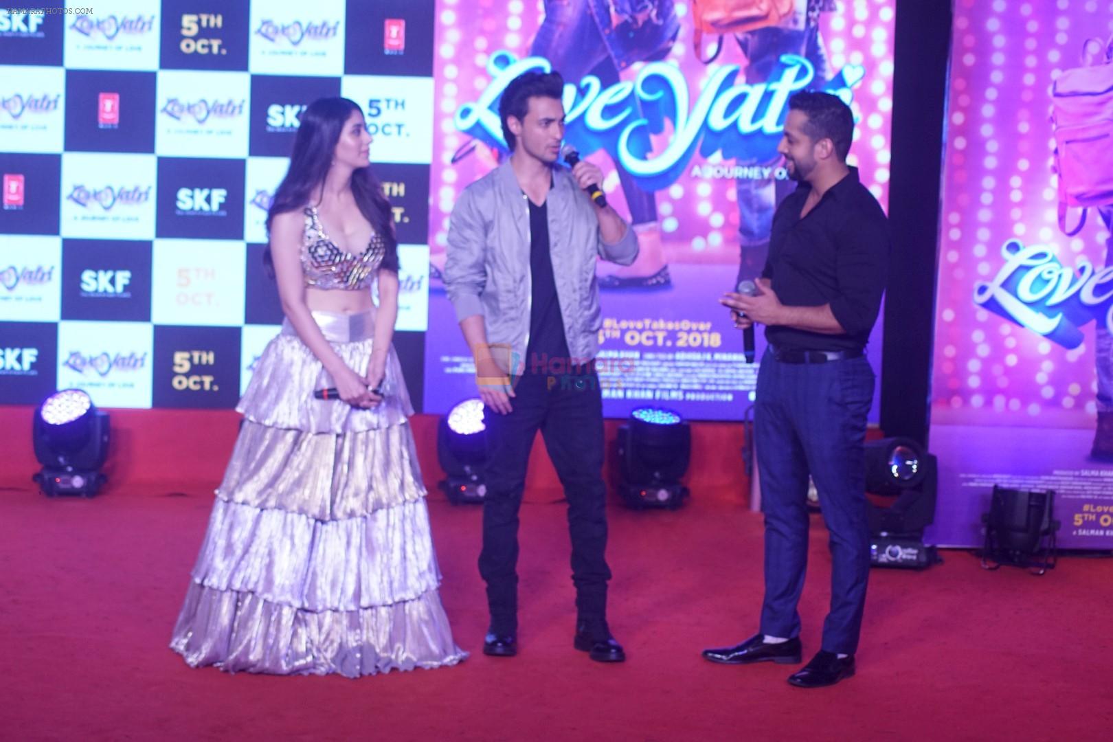 Aayush Sharma, Warina Hussain at Musical Concert Celebrating the journey of Loveyatri on 26th Sept 2018