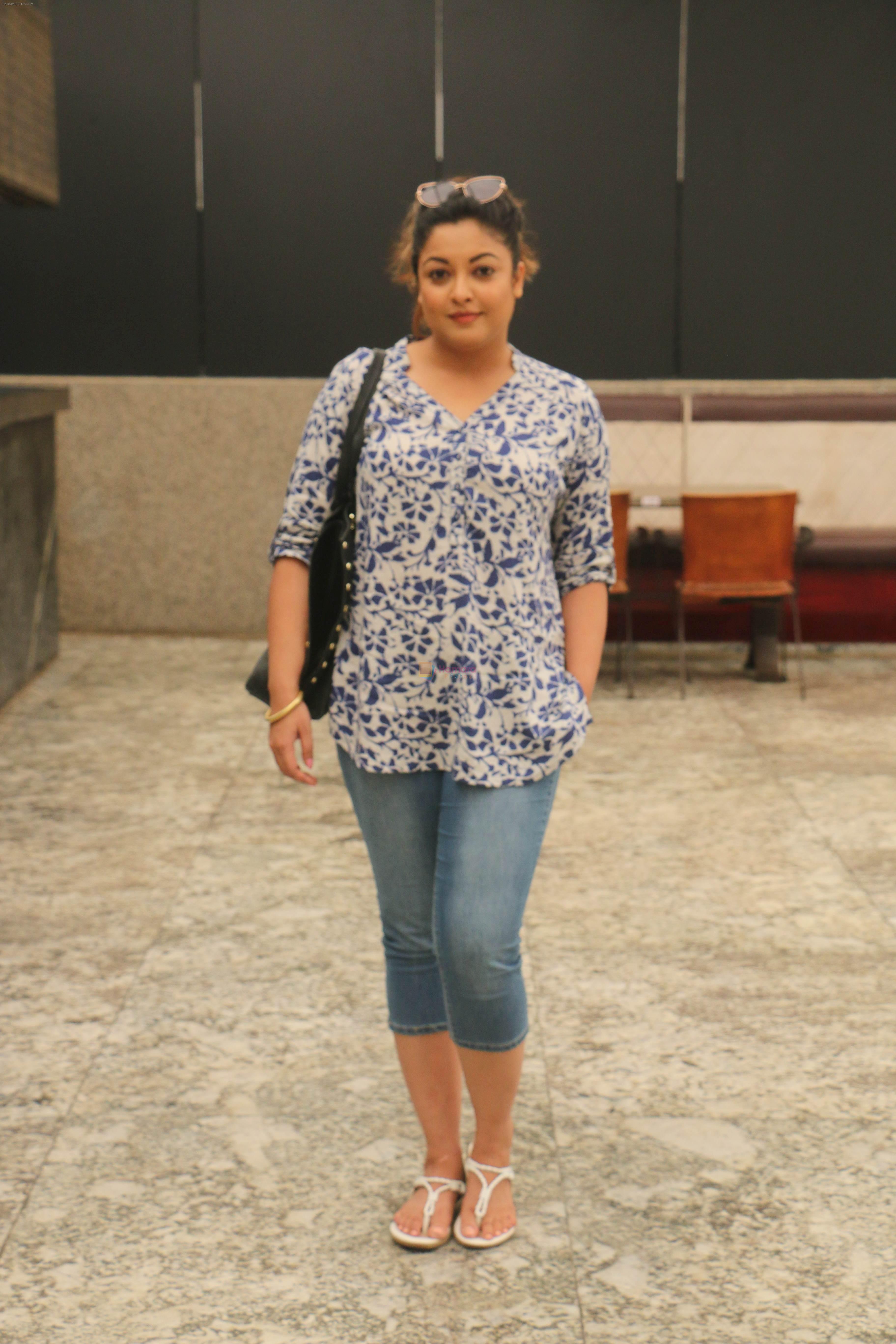 Tanushree Dutta inteacts with media for the M2 campaign at juhu on 27th Sept 2018