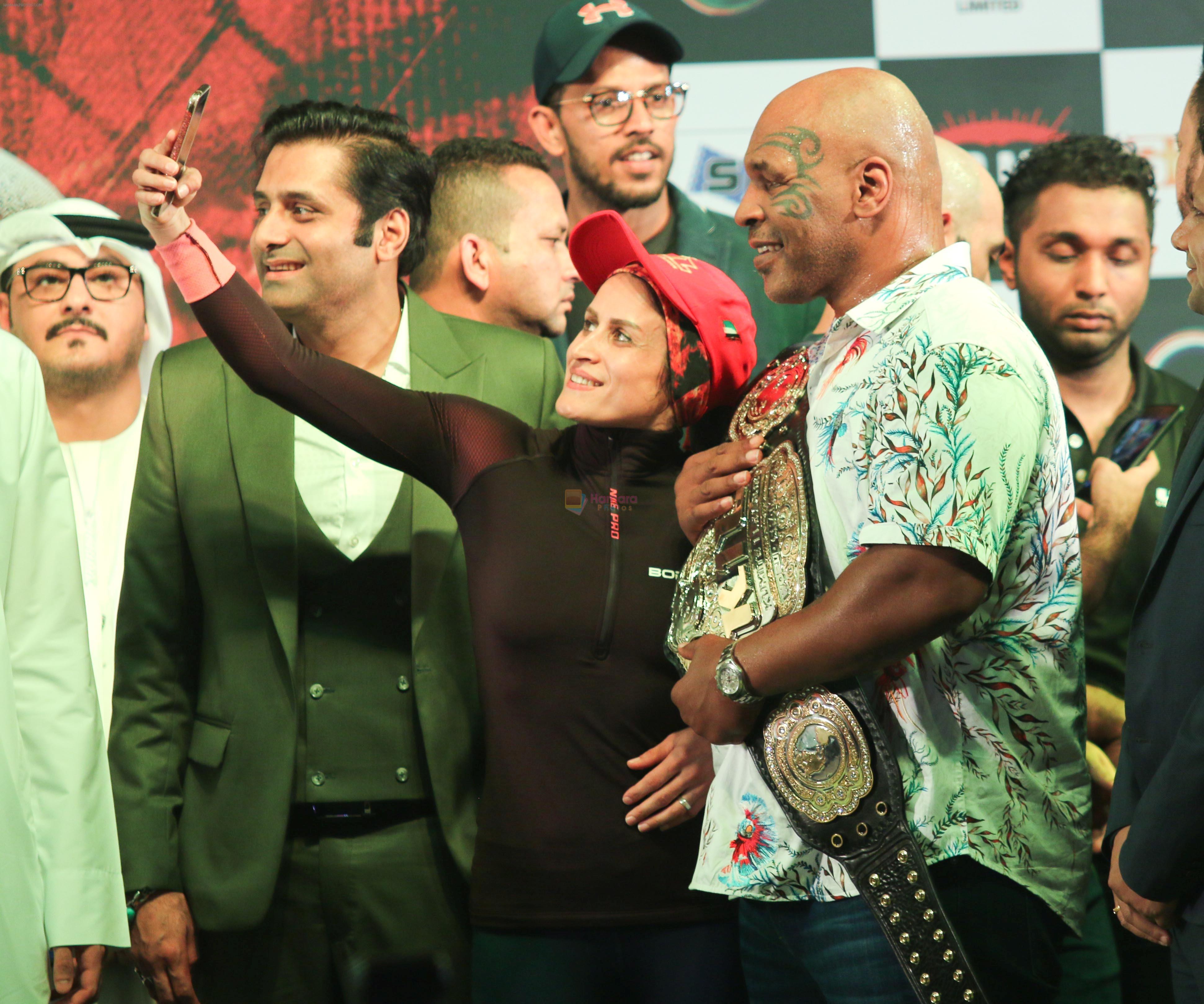 Mike Tyson At The Press Conference Of Kumite 1 League At St Regis Hotel In Mumbai on 28th Sept 2018
