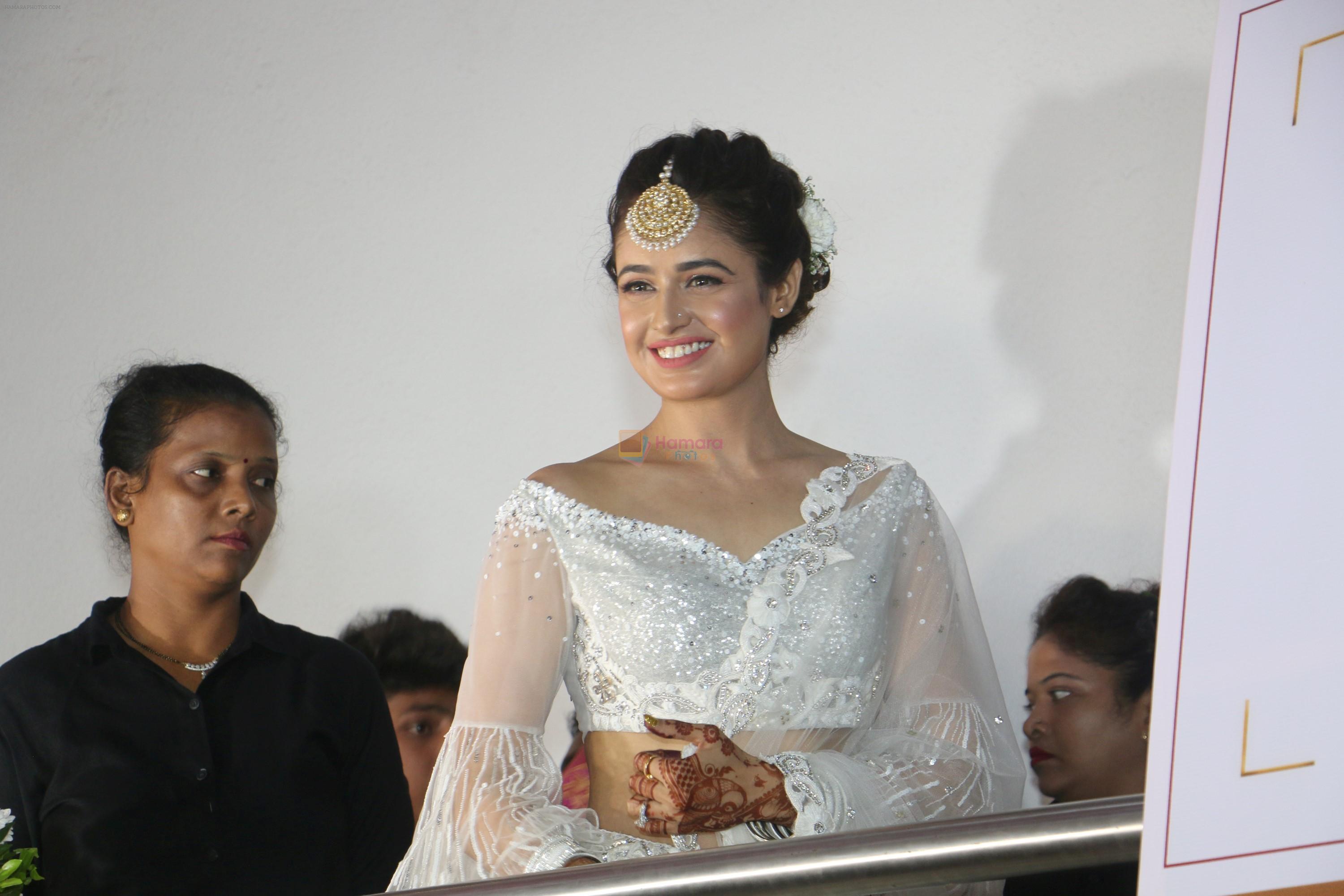 Yuvika Chaudhary at the Red Carpet Of The Sangeet Of Yuvika Chaudhary And Prince Narul on 11th Oct 2018