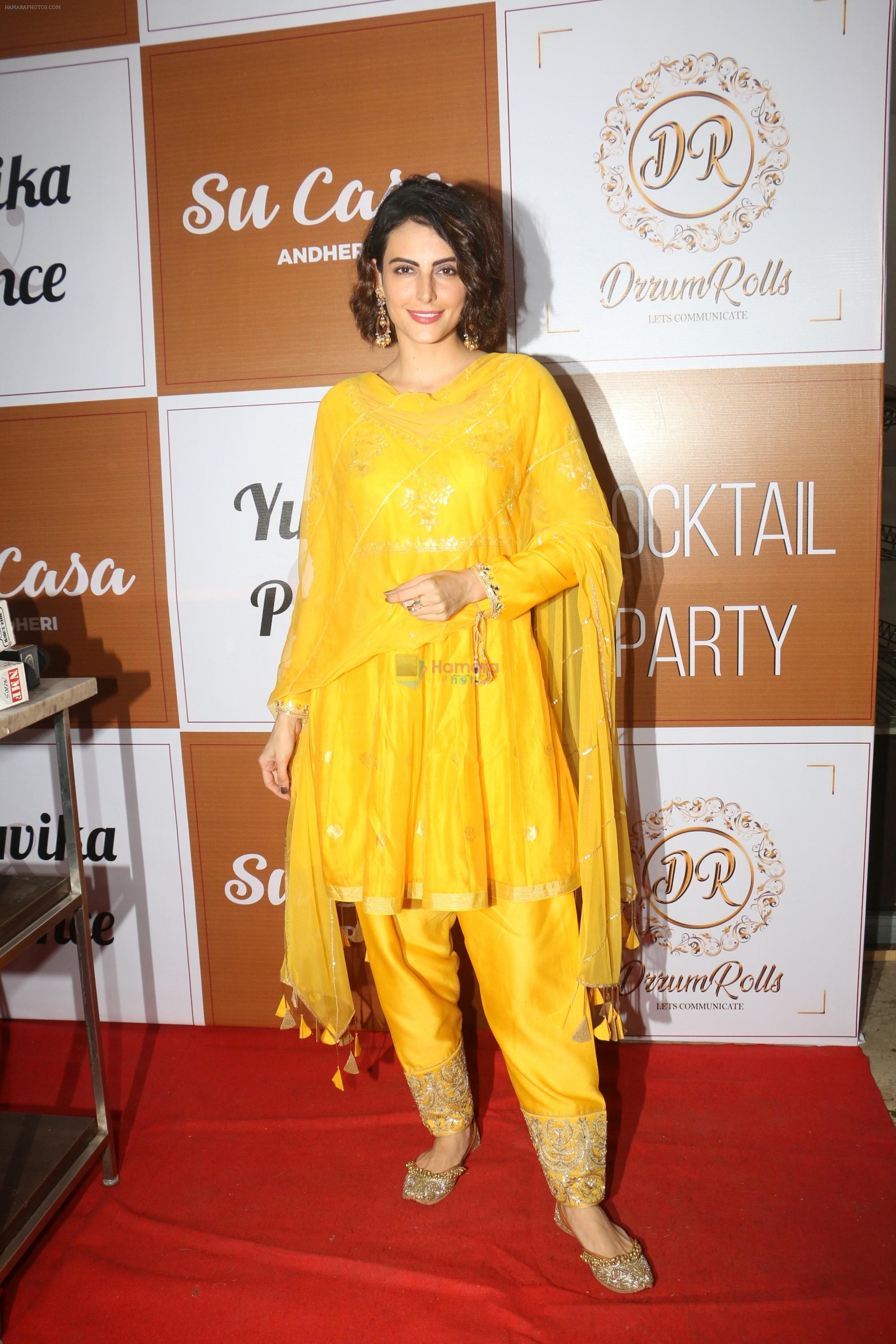 Mandana Karimi at the Red Carpet Of The Sangeet Of Yuvika Chaudhary And Prince Narul on 11th Oct 2018