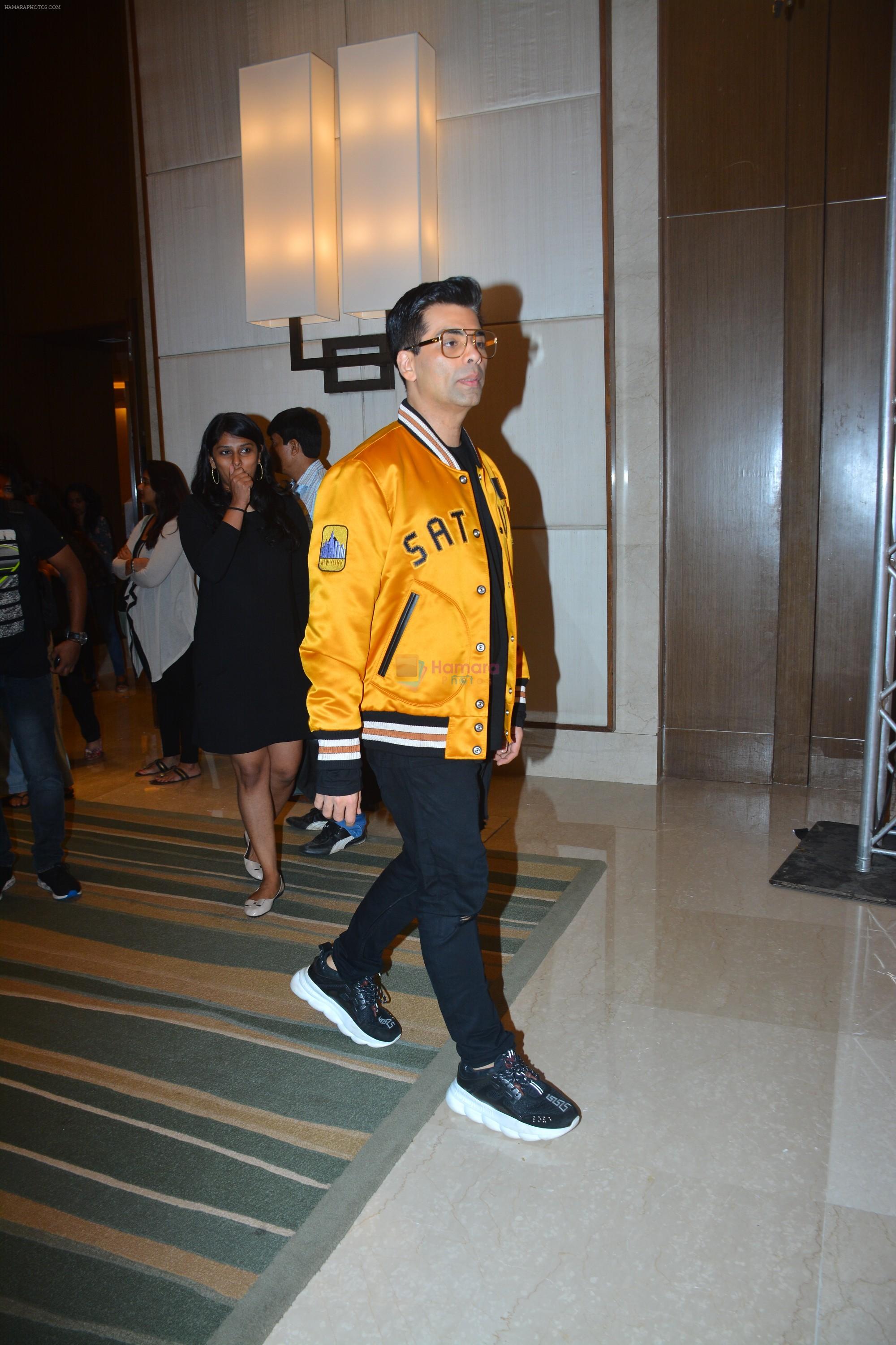 Karan Johar at the Launch of India's got talent in Trident bkc on 14th Oct 2018