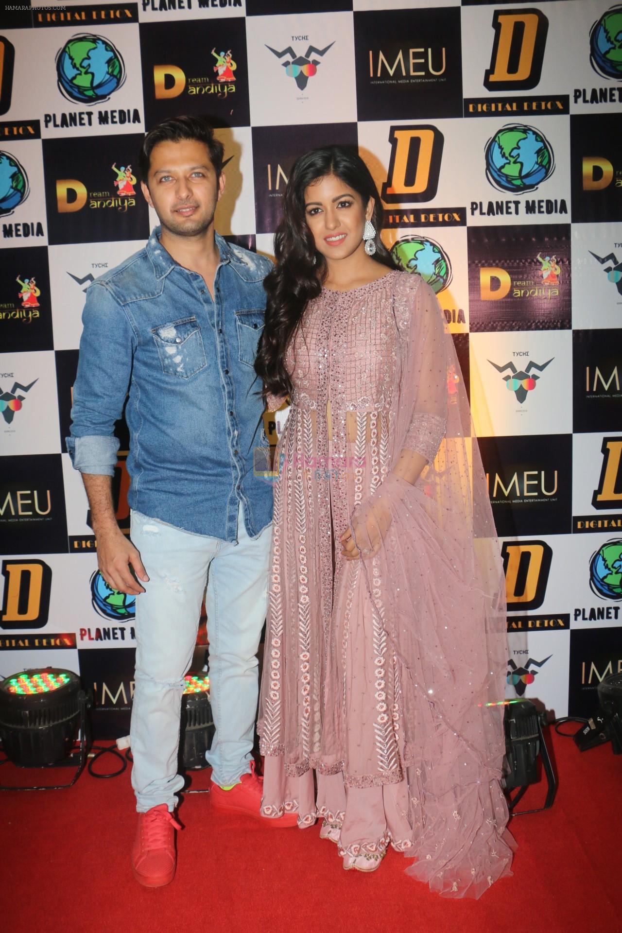 Ishita Dutta & Vatsal Seth at Celebrity Dream Dandia on 15th Oct 2018