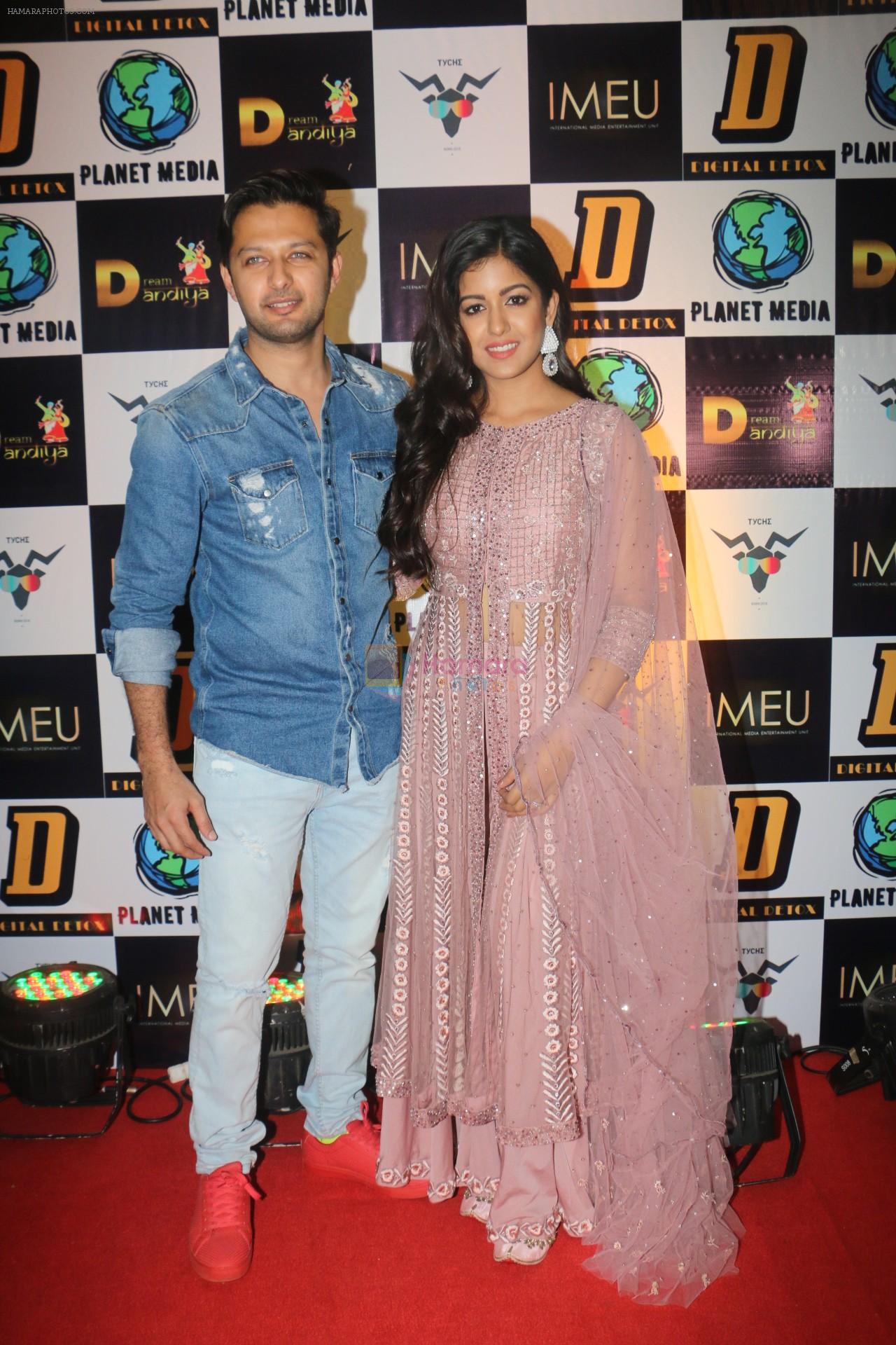 Ishita Dutta & Vatsal Seth at Celebrity Dream Dandia on 15th Oct 2018