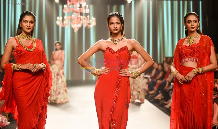 Model walk the ramp at Bombay Times Fashion Week (BTFW) 2018 Day 2 for Arpita Mehta Show on 16th Oct 2018