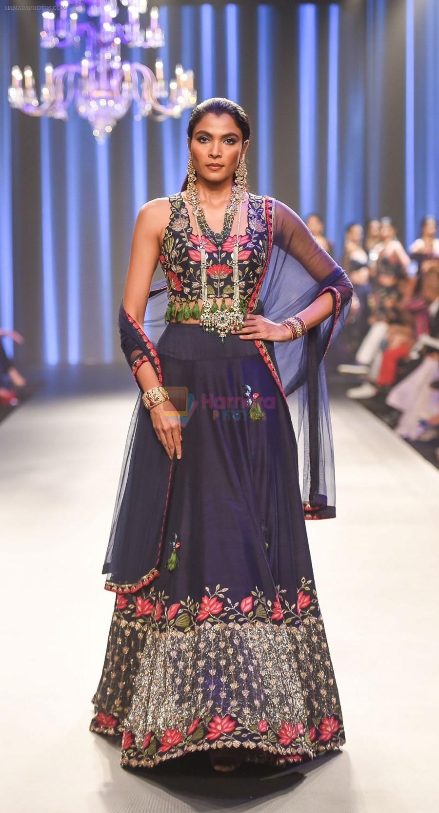 Model walk the ramp at Bombay Times Fashion Week (BTFW) 2018 Day 2 for Arpita Mehta Show on 16th Oct 2018