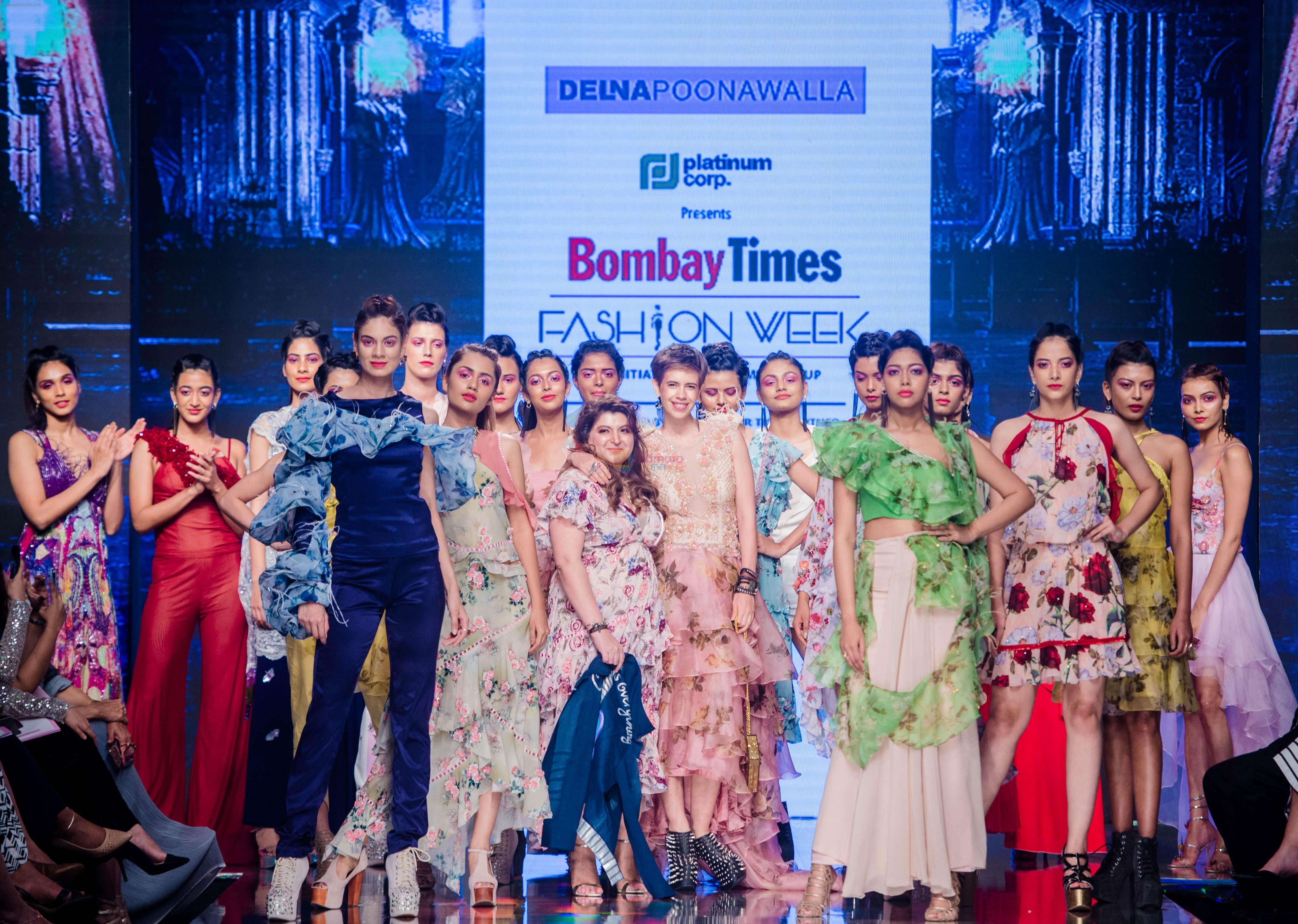 Kalki Koechlin Walk The Ramp As ShowStopper For Designer Delna Poonawala at BTFW on 15th Oct 2018