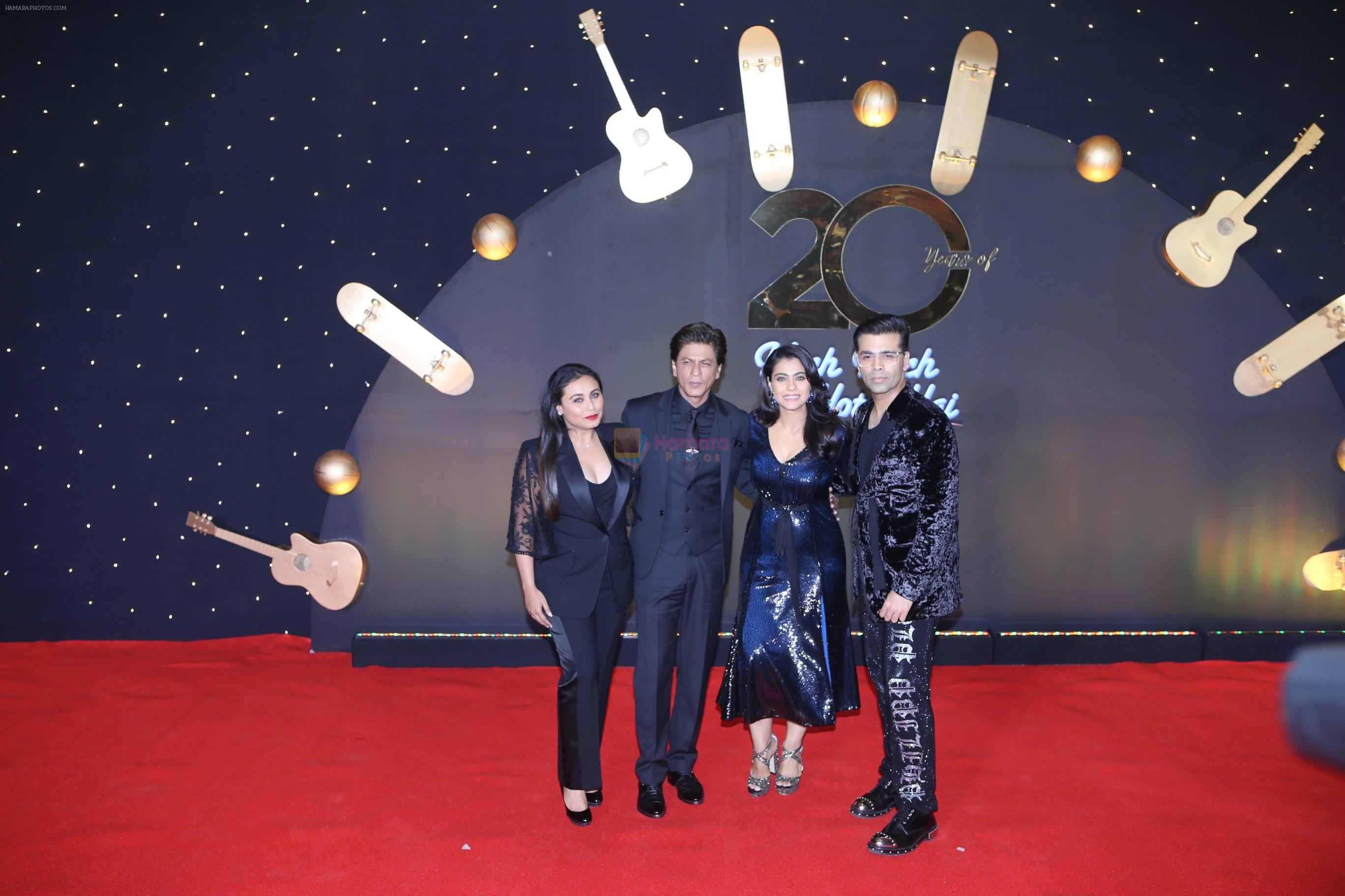 Rani Mukherji, Shah Rukh Khan, Kajol, Karan Johar at Kuch Kuch Hota Hai 20years celebration in jw marriott juhu on 16th Oct 2018