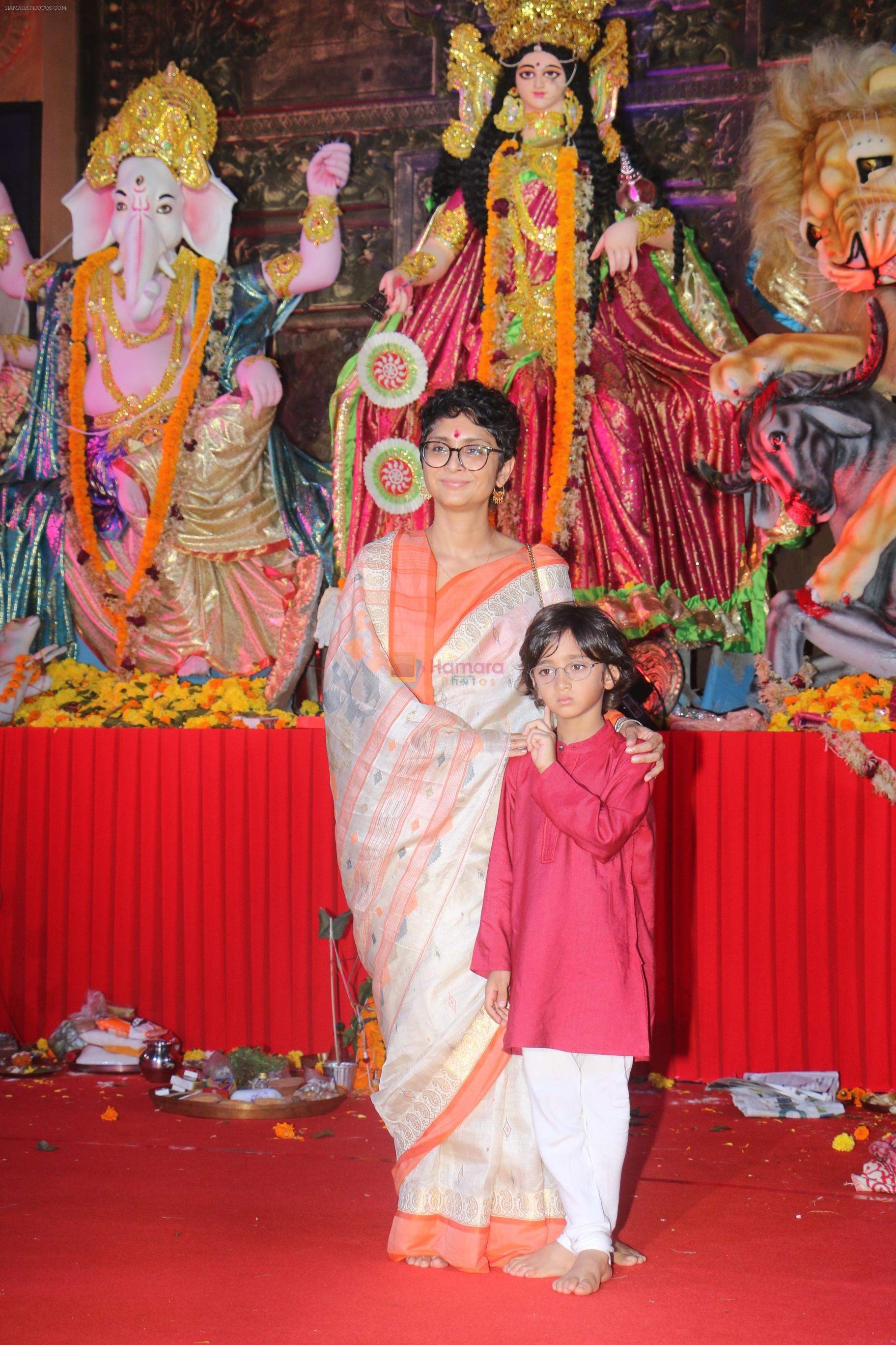 Kiran Rao at The North Bombay Sarbojanin Durga Puja In Vile Parle on 18th Oct 2018