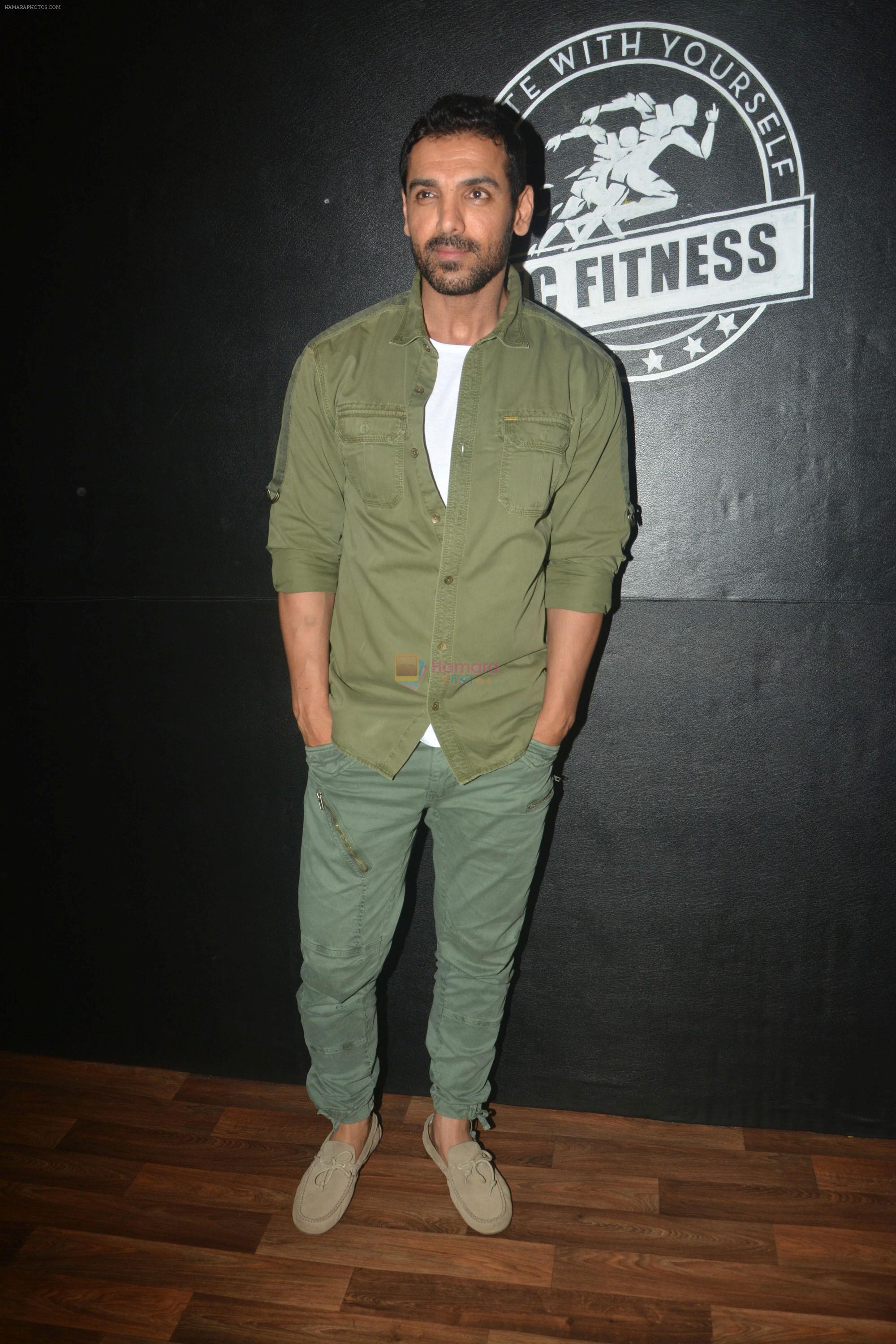 John Abraham at the launch of Vinod Channa's VC Fitness in khar on 18th Oct 2018