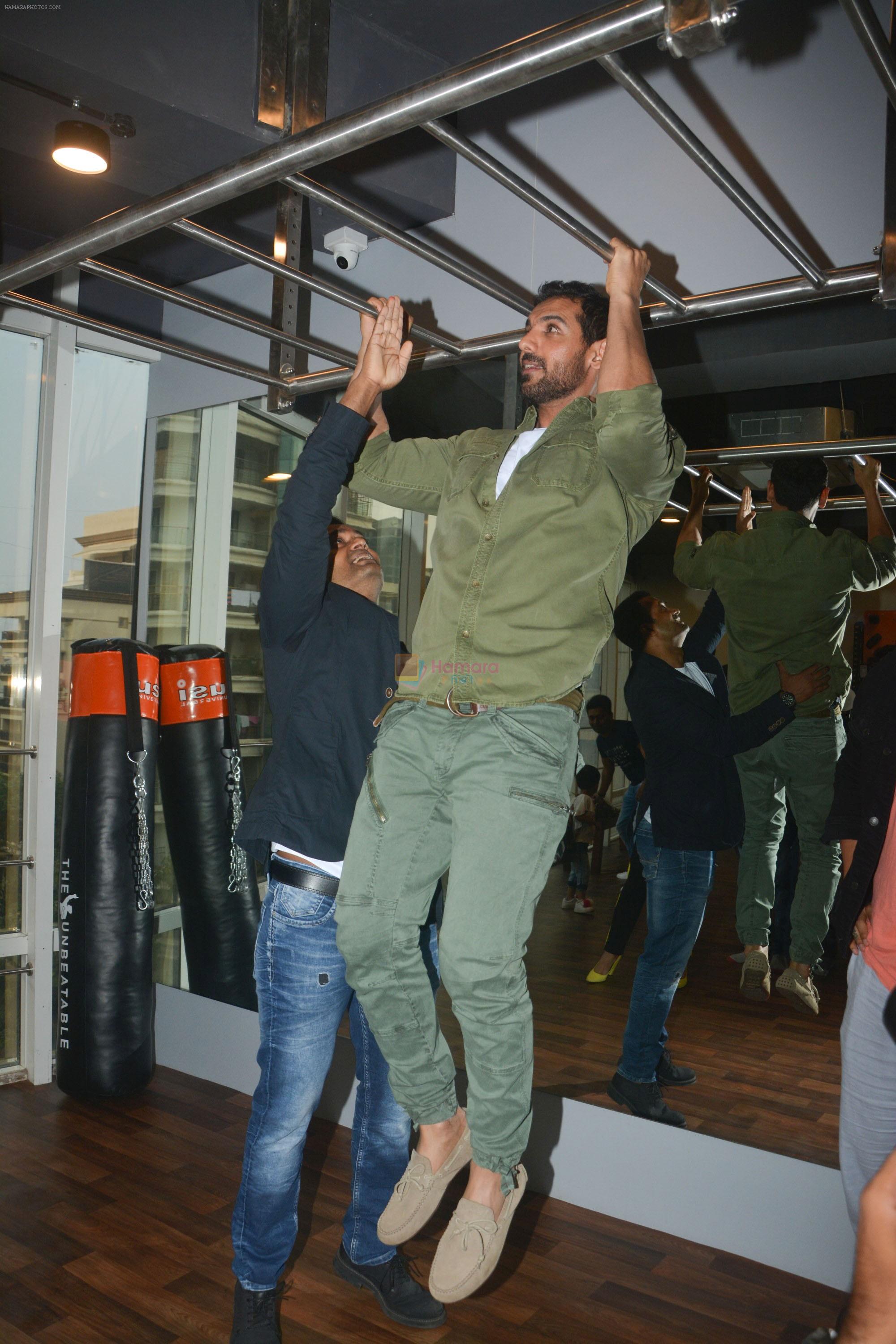 John Abraham at the launch of Vinod Channa's VC Fitness in khar on 18th Oct 2018