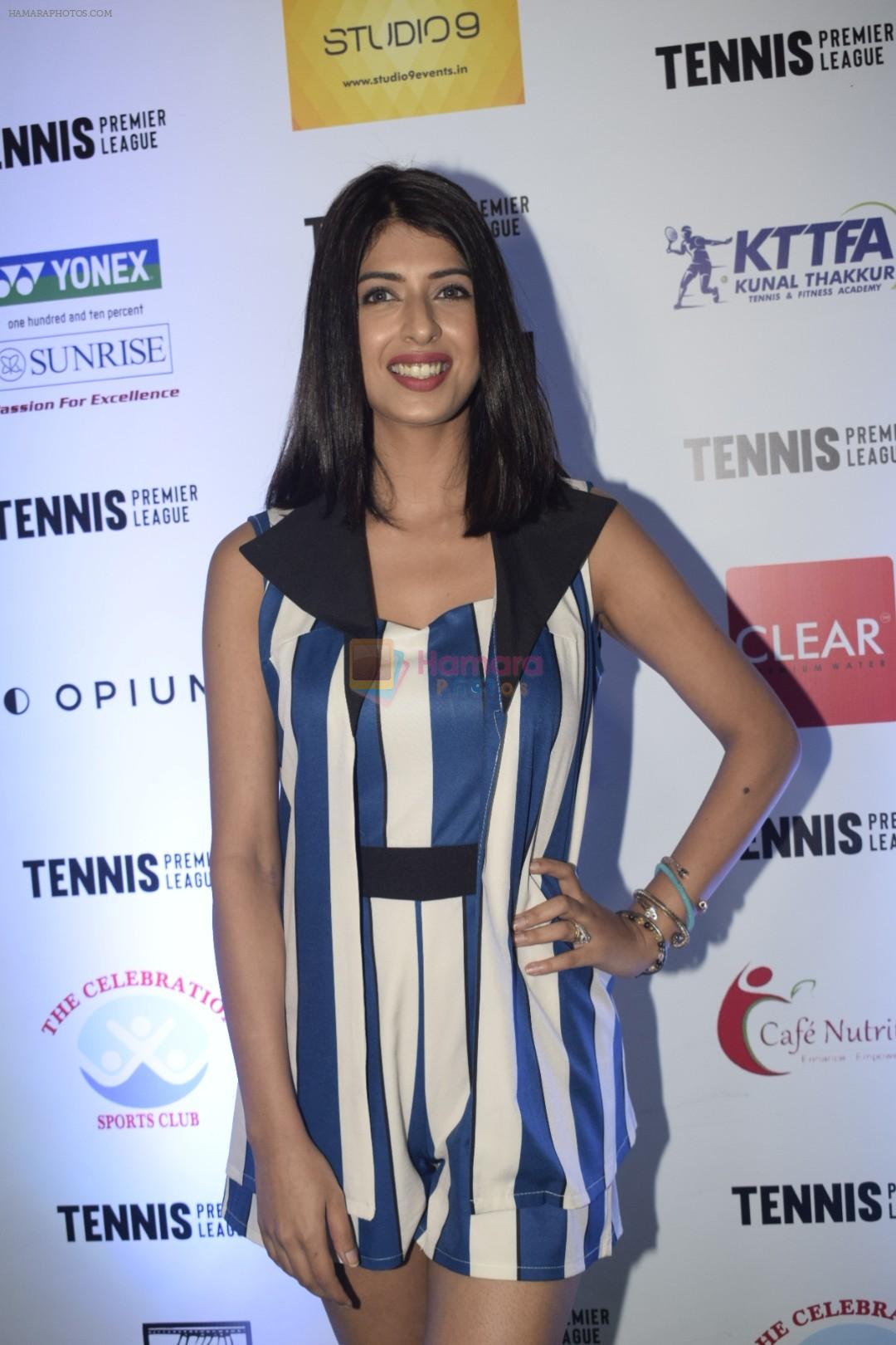 Aishwarya Sakhuja at India's first tennis premiere league at celebrations club in Andheri on 20th Oct 2018