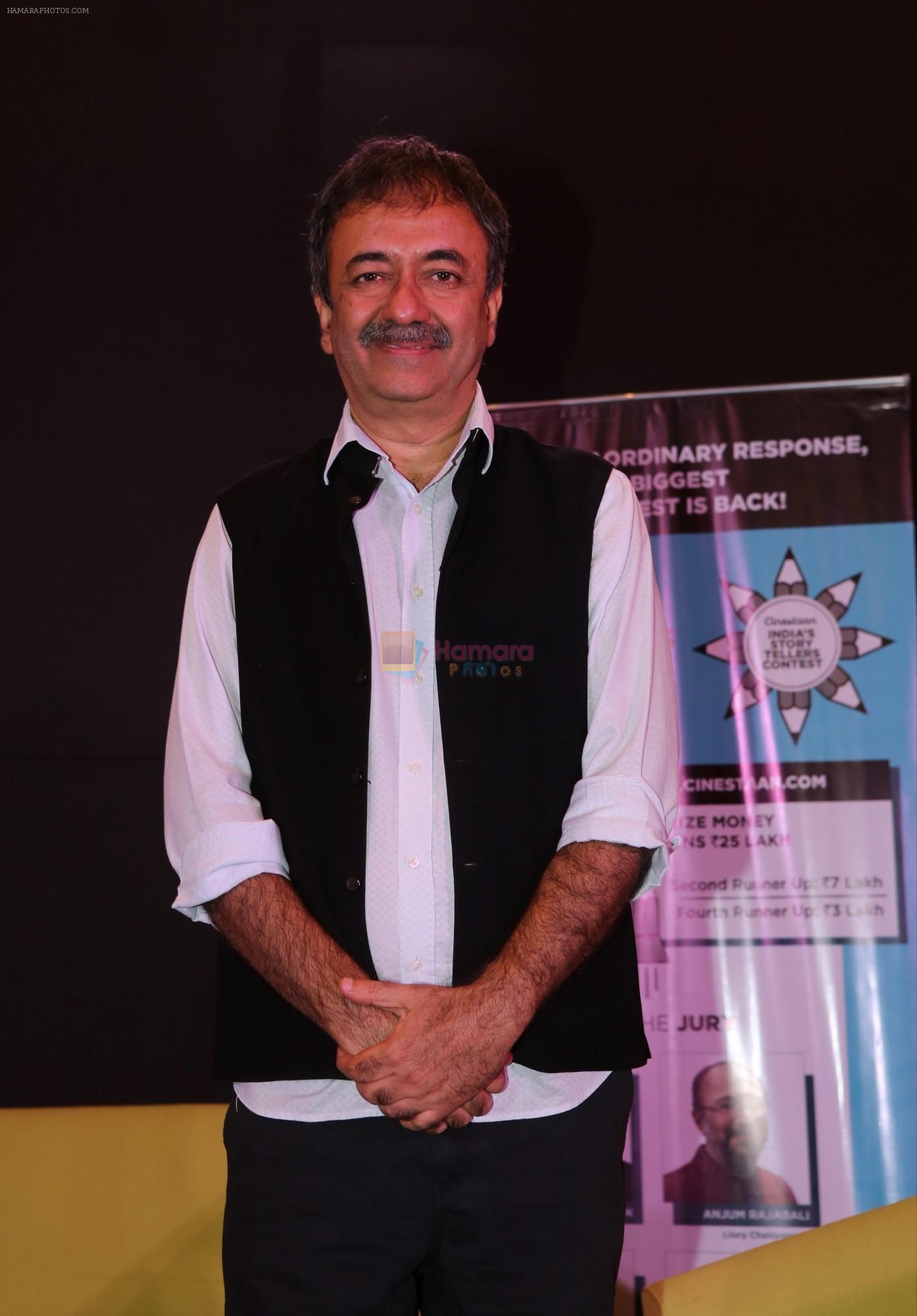 Rajkumar Hirani Announced The 2nd Edition Of Cinestaan Script Contest on 21st Oct 2018