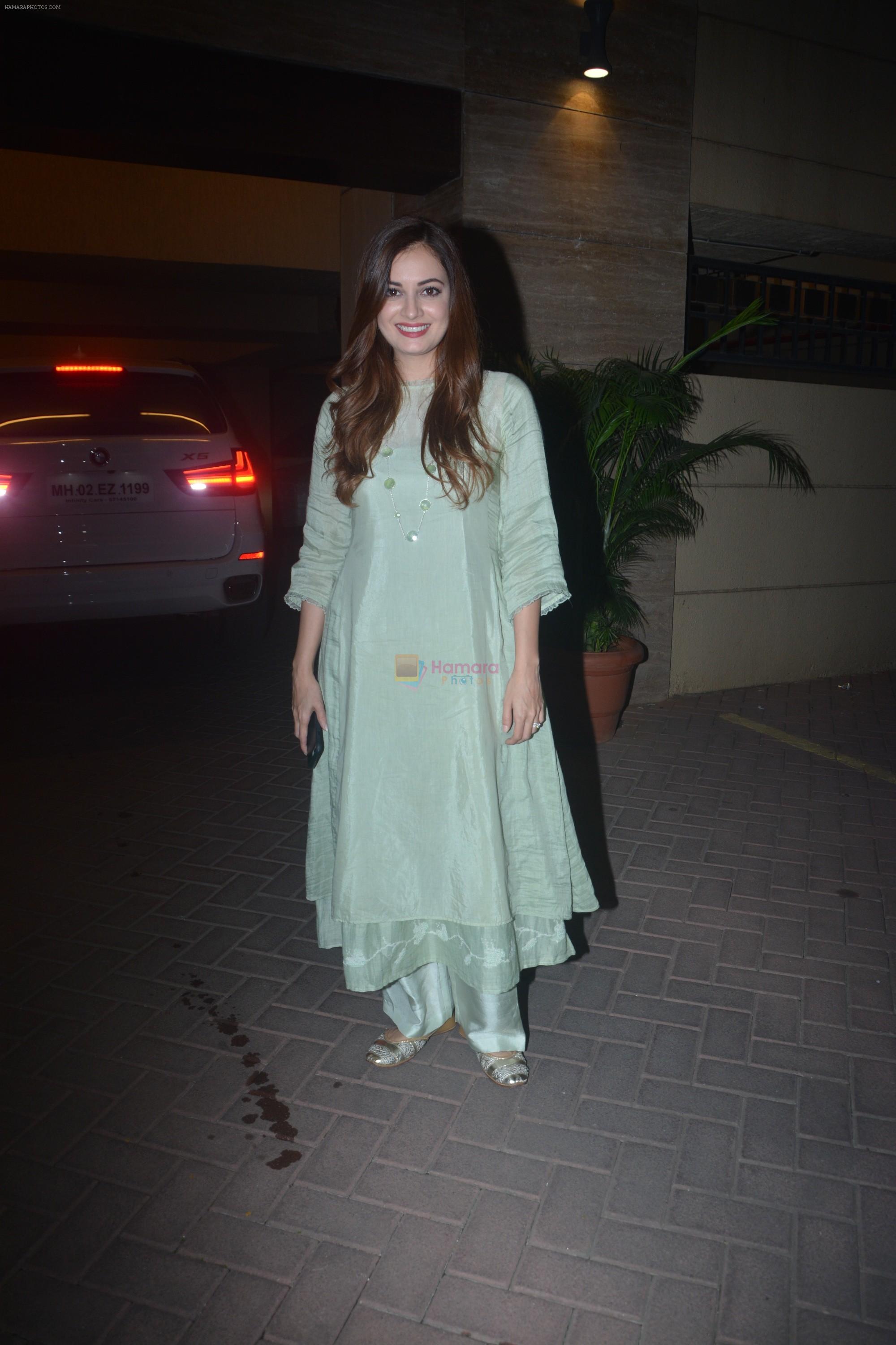 Dia Mirza Spotted At Sophie Choudry's House In Bandra on 23rd Oct 2018