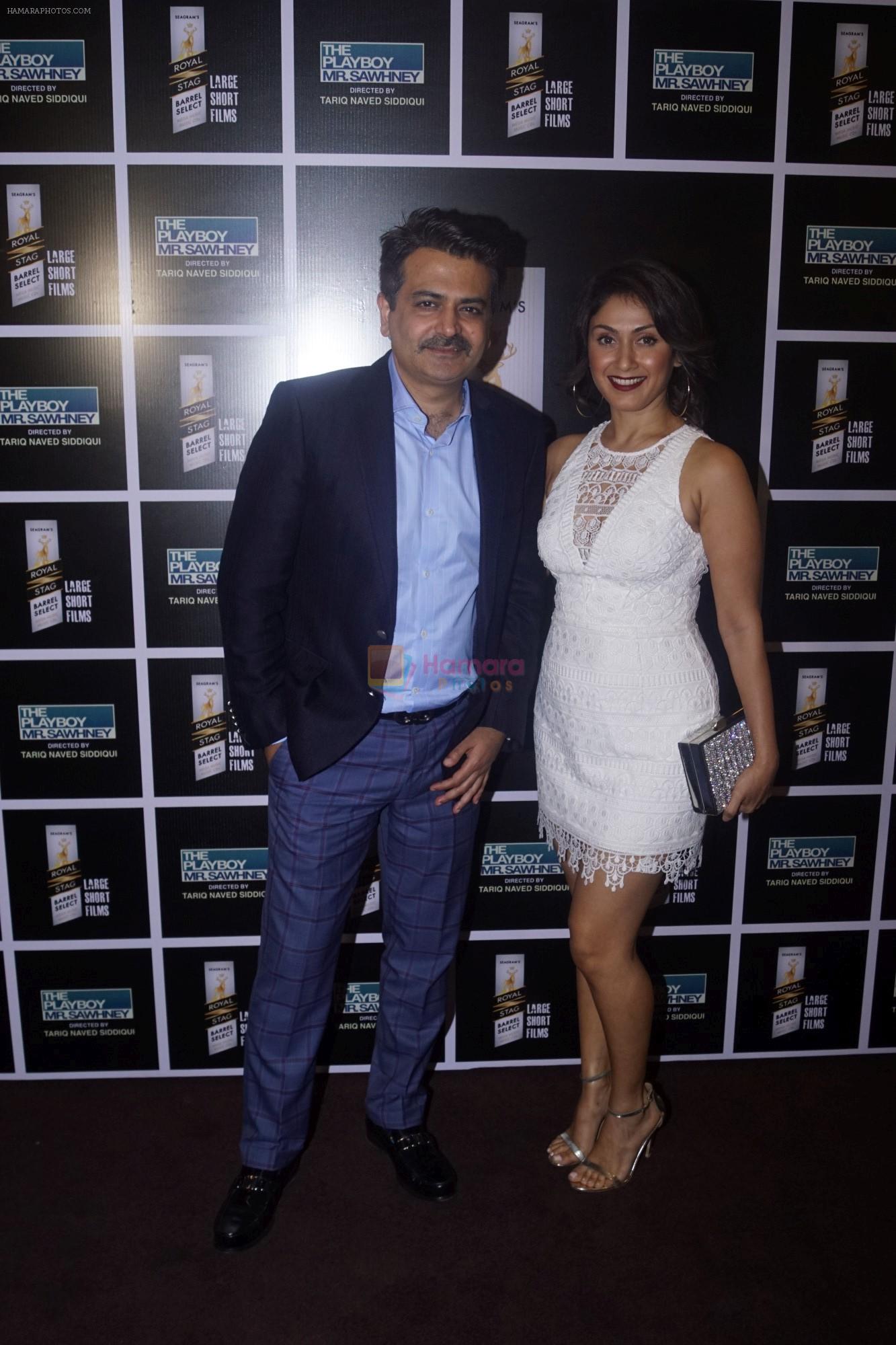Manjari Phadnis at the Special Screening of Royal Stag Barrel Short Film The Playboy Mr.Sawhney on 24th Oct 2018