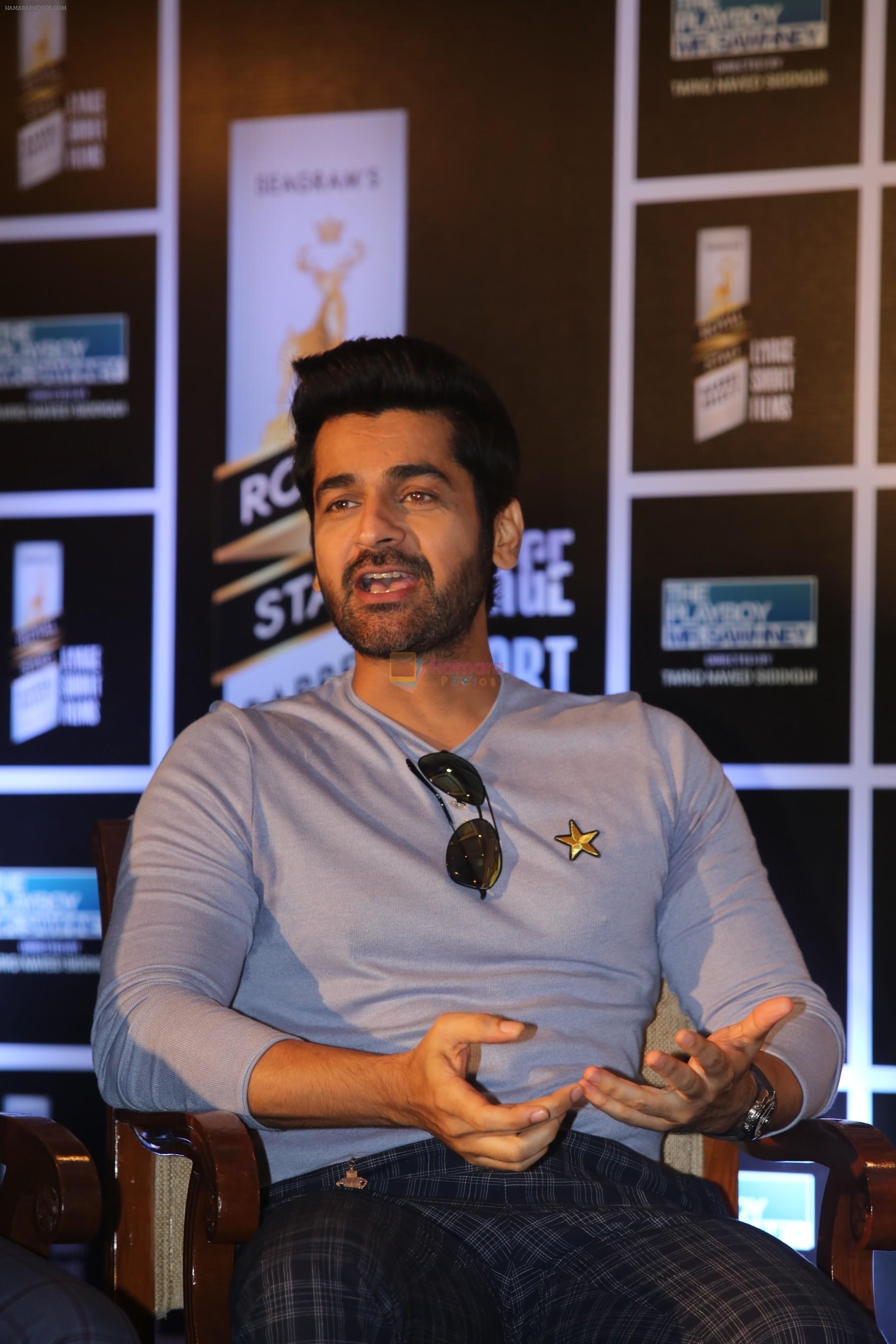 Arjan Bajwa at the Special screening of Royal Stag Large Short Films The Playboy Mr Sawhney in Taj Lands End bandra on 24th Oct 2018