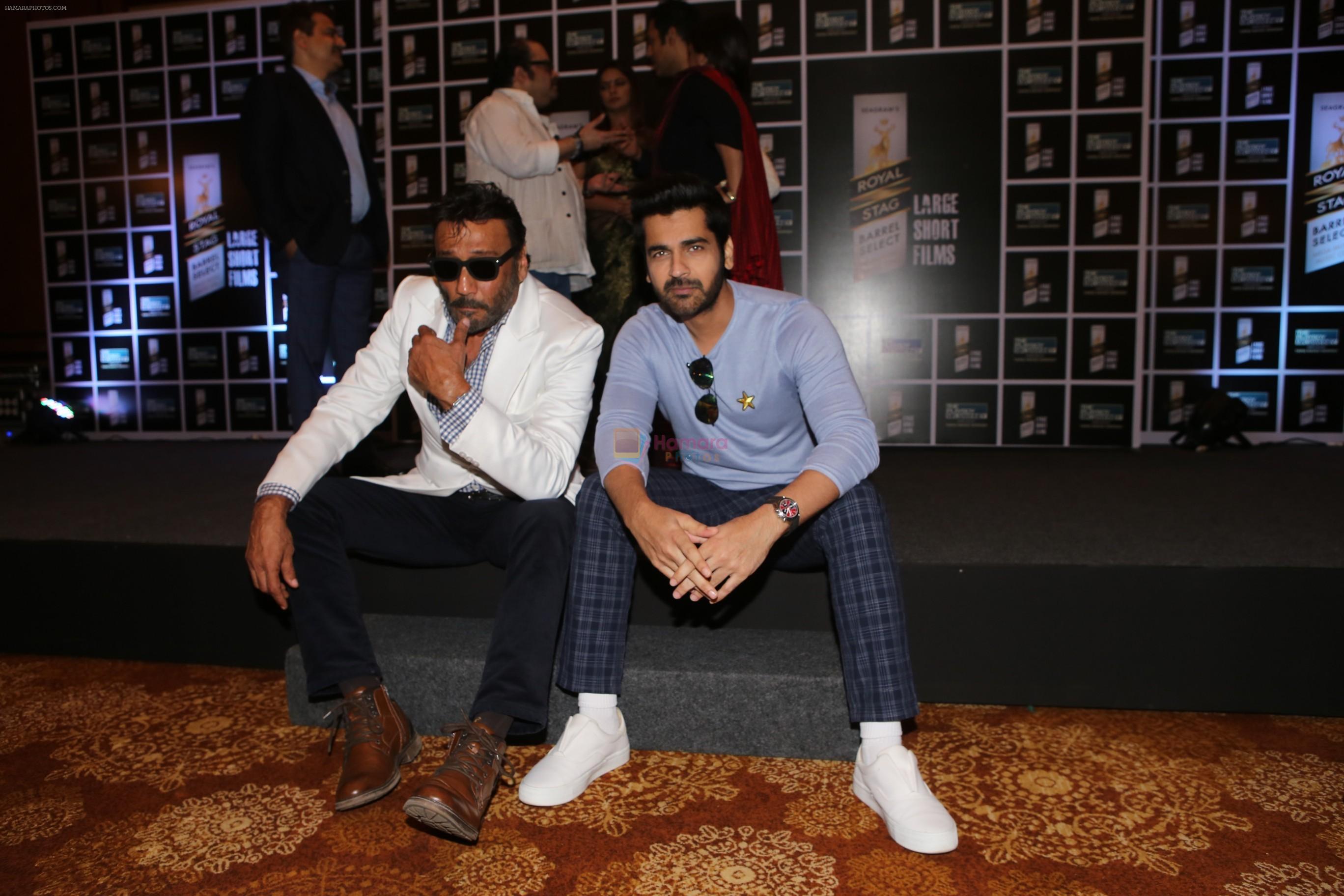 Arjan Bajwa, Jackie Shroff at the Special screening of Royal Stag Large Short Films The Playboy Mr Sawhney in Taj Lands End bandra on 24th Oct 2018