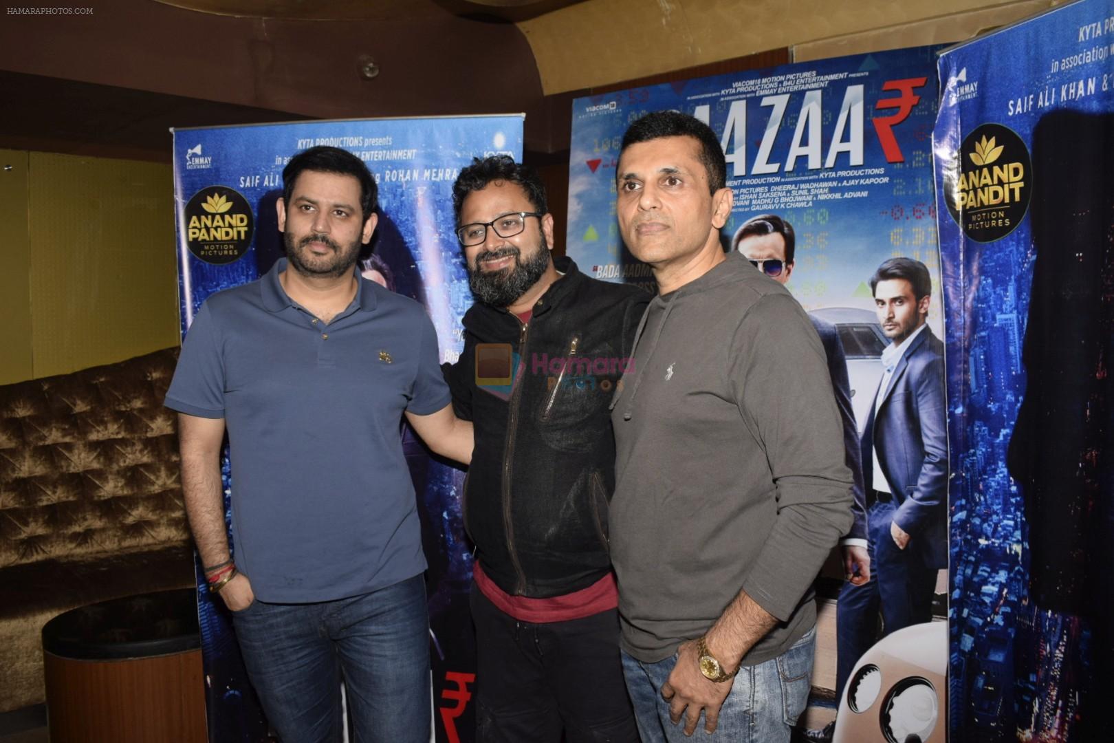 Nikhil Advani, Ajay Kapoor at the Screening of Baazaar hosted by Anand Pandit at pvr juhu on 25th Oct 2018
