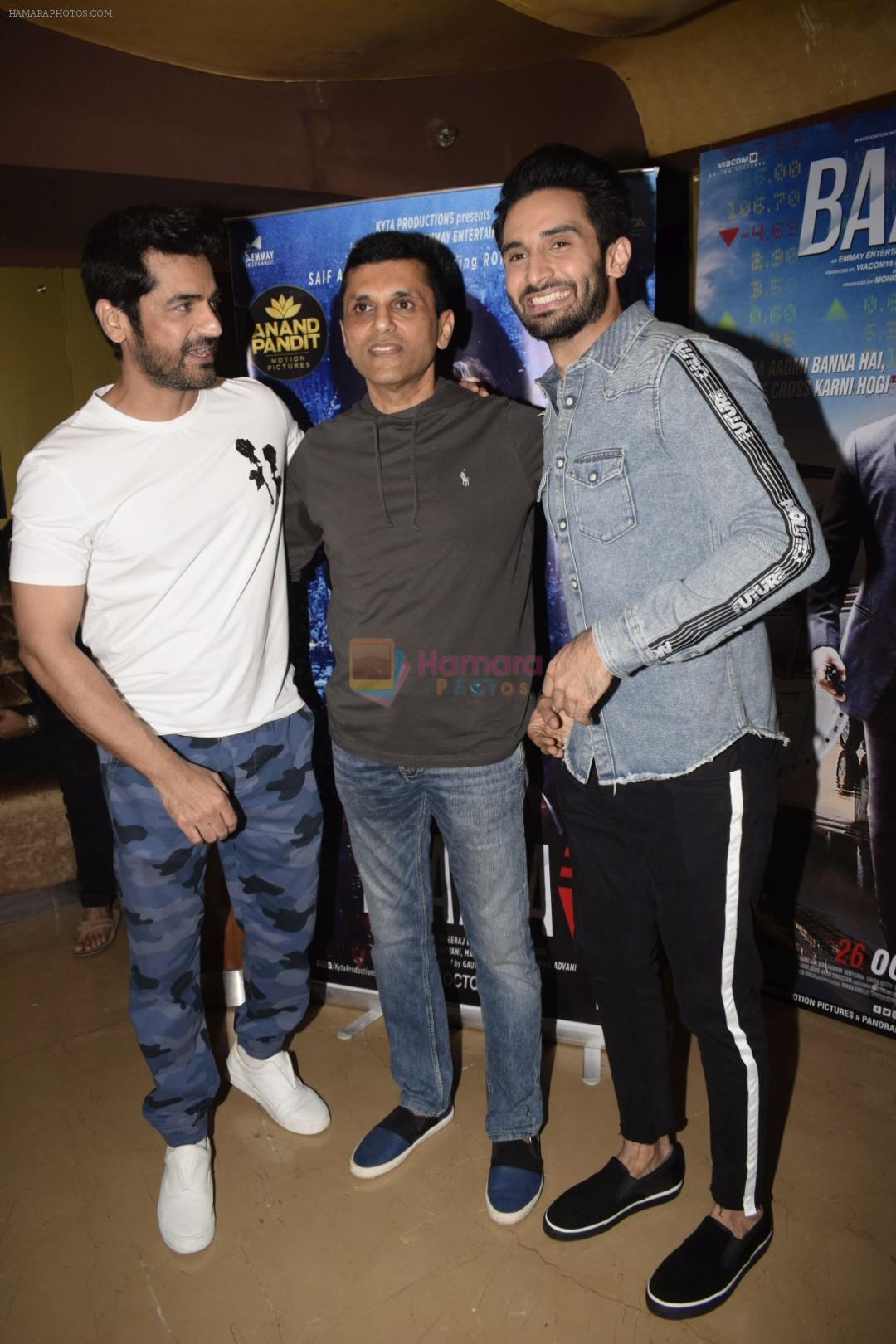 Arjan Bajwa, Rohan Mehra at the Screening of Baazaar hosted by Anand Pandit at pvr juhu on 25th Oct 2018