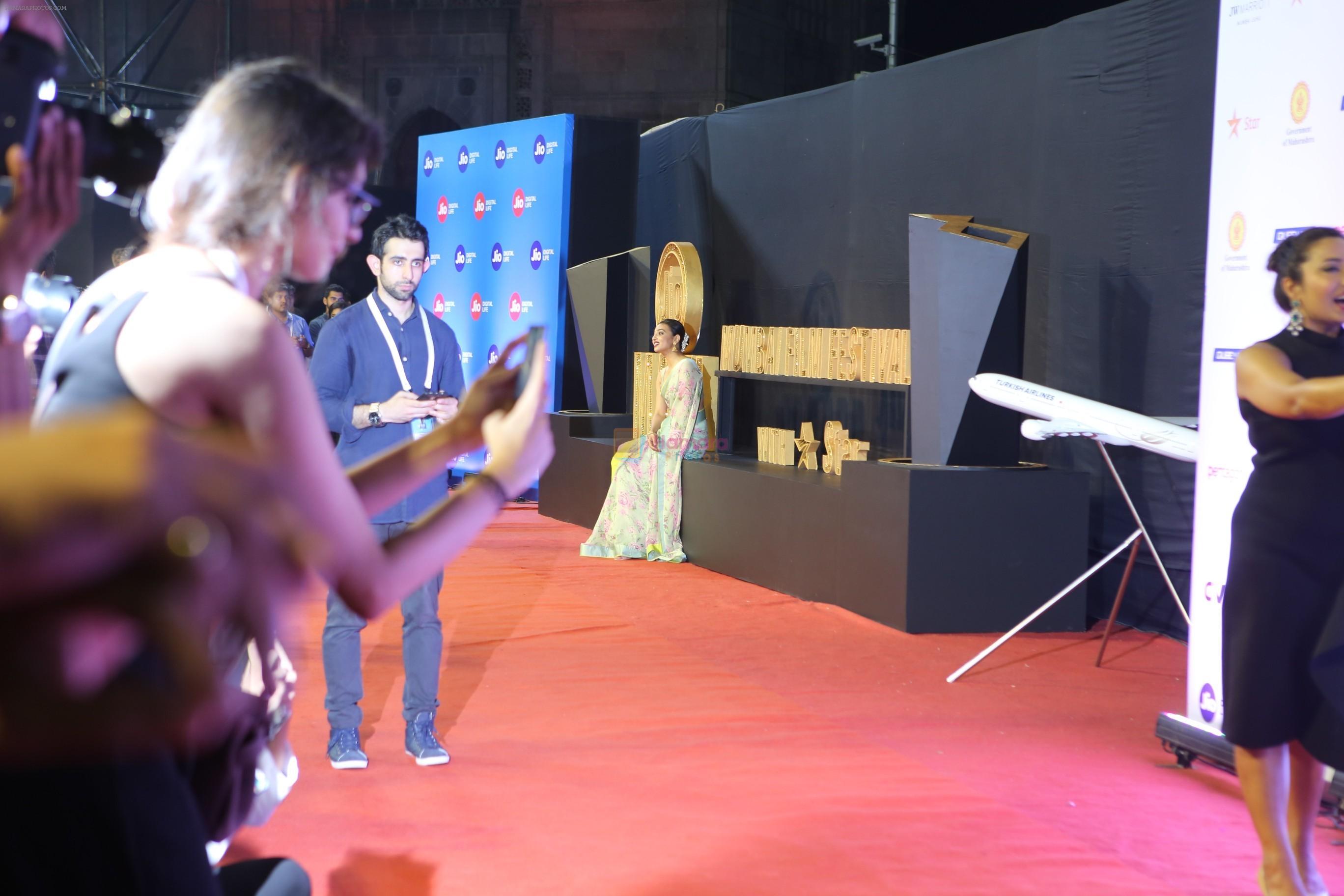 Radhika Apte at the Opening ceremony of Mami film festival in Gateway of India on 25th Oct 2018