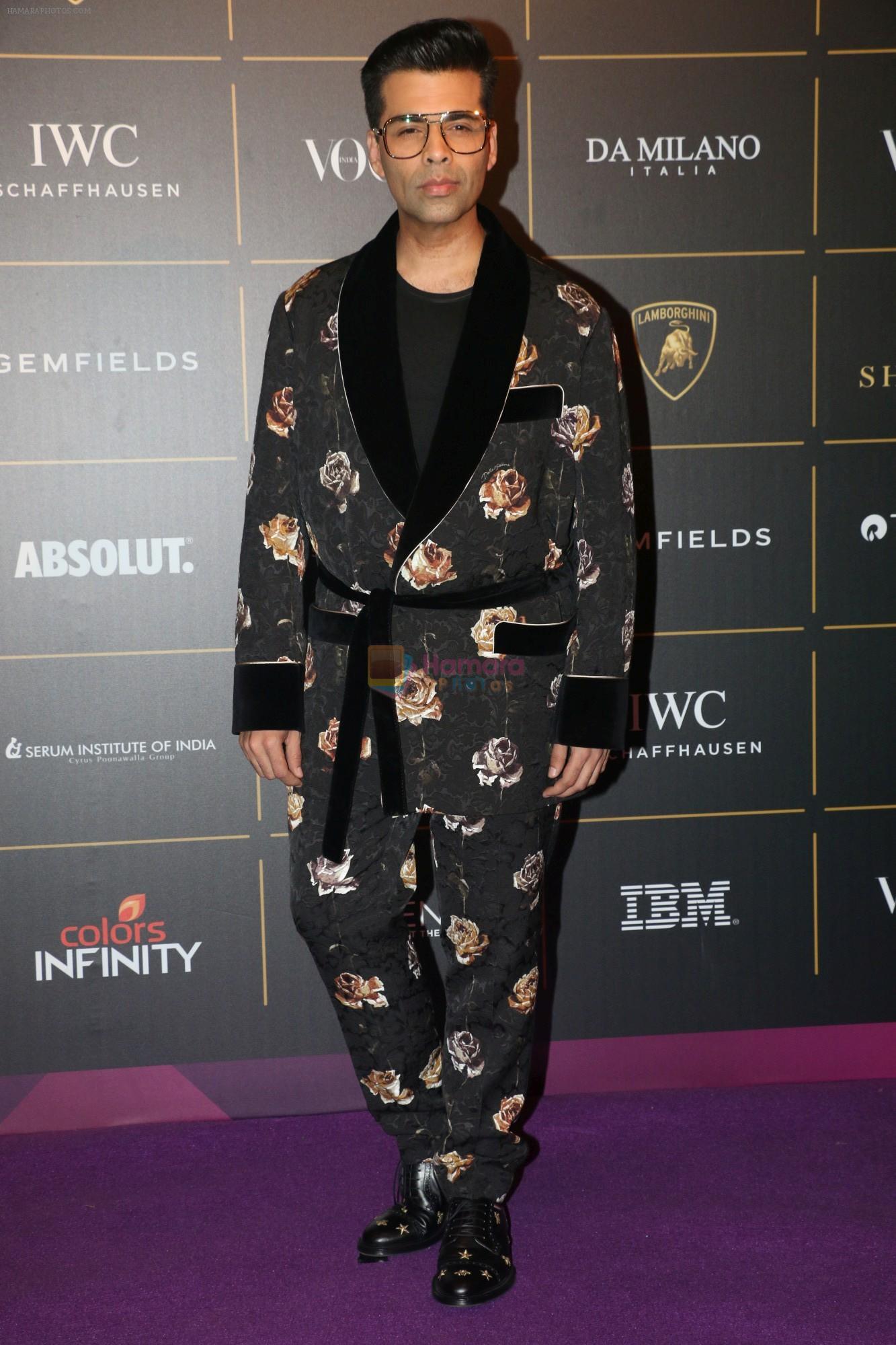 Karan Johar at The Vogue Women Of The Year Awards 2018 on 27th Oct 2018