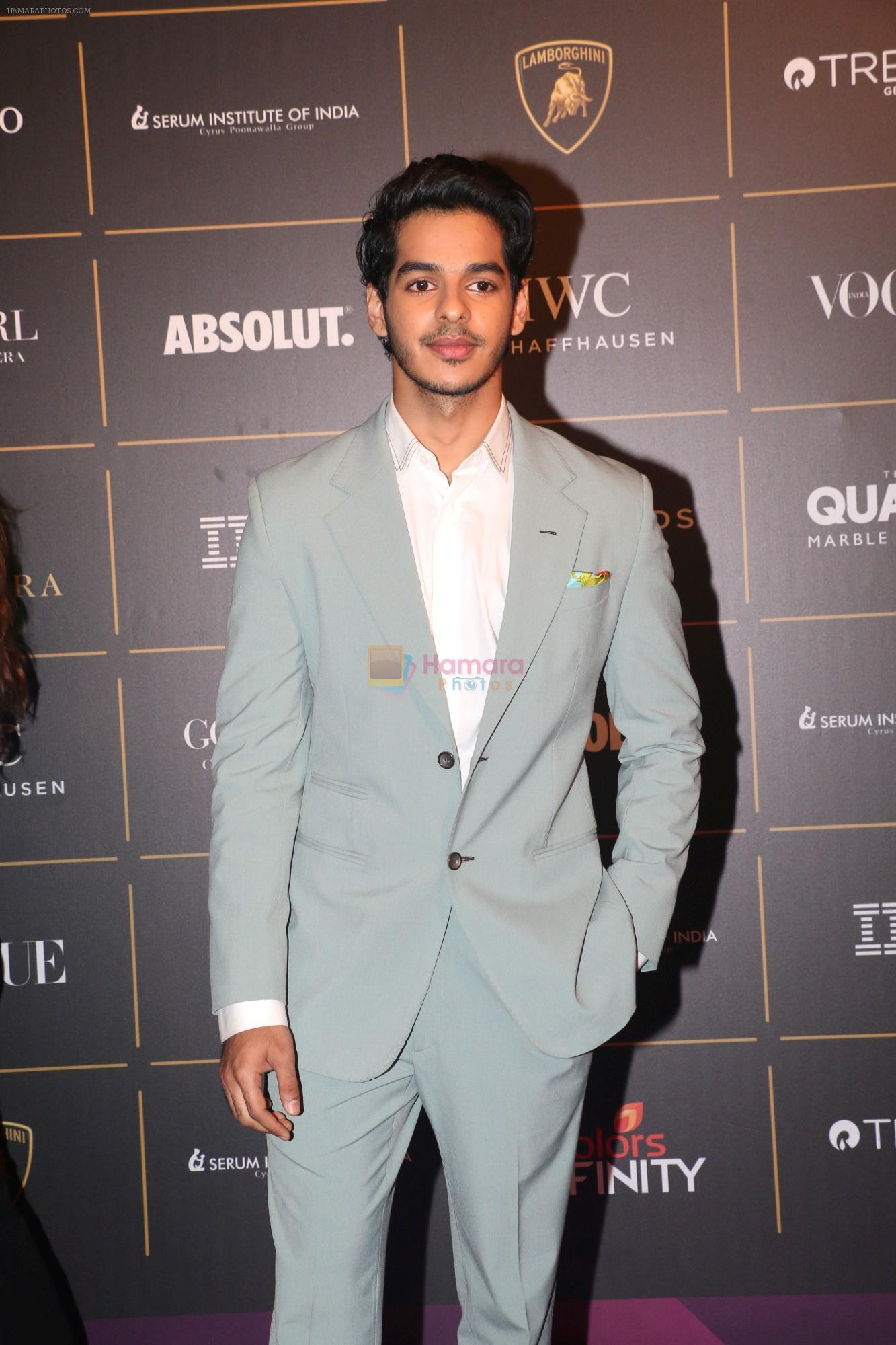 Ishaan Khattar at The Vogue Women Of The Year Awards 2018 on 27th Oct 2018
