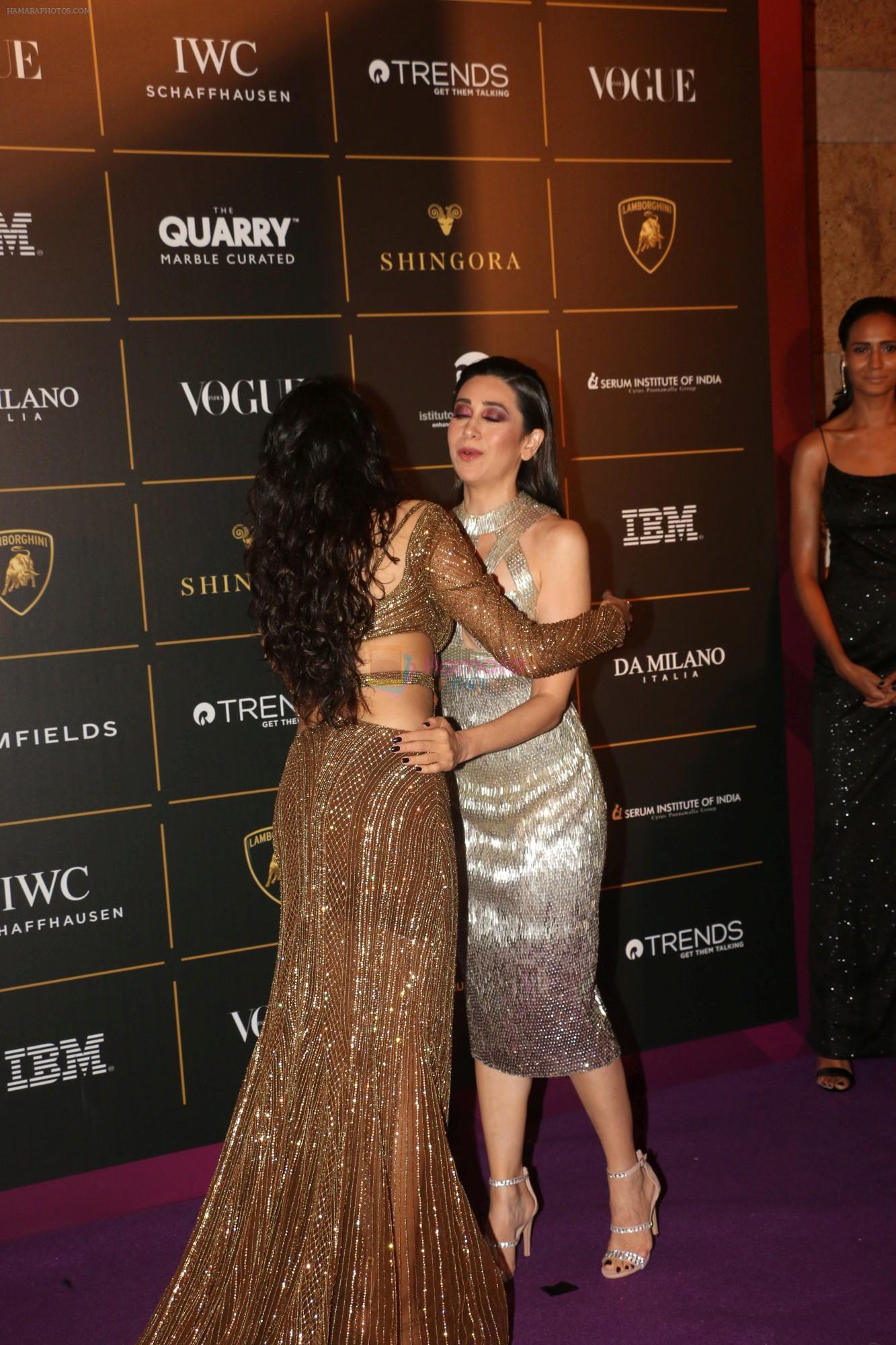 Janhvi Kapoor, Karisma Kapoor at The Vogue Women Of The Year Awards 2018 on 27th Oct 2018