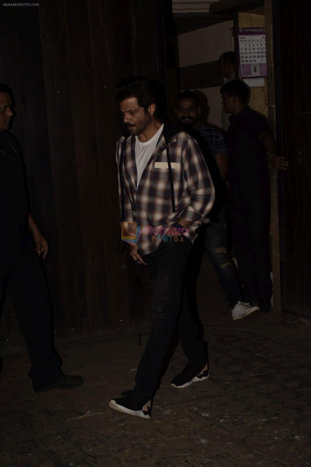 Anil Kapoor spotted at Anil Kapoor's house for Karvachauth celebration in Juhu on 27th Oct 2018
