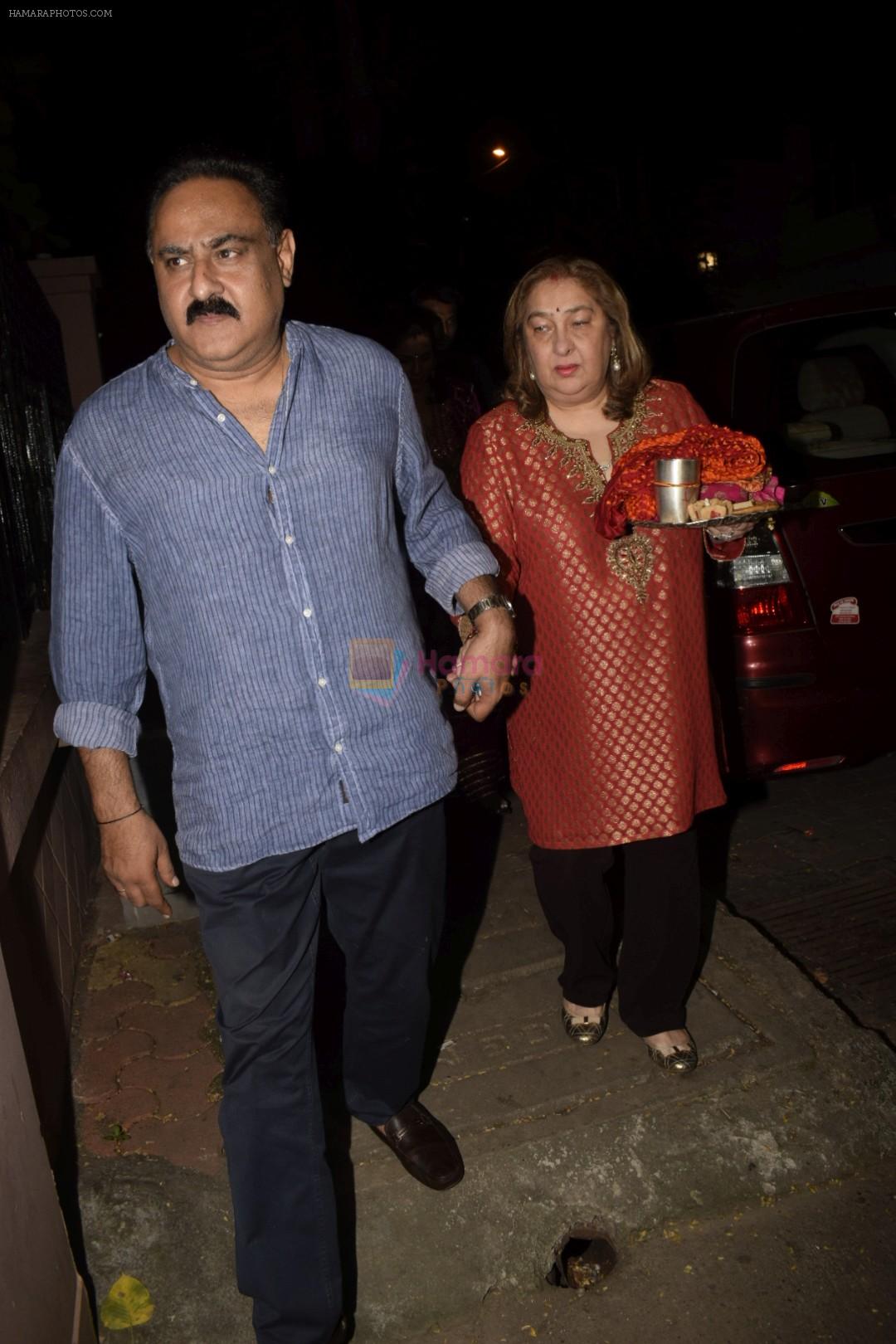Rima Jain spotted at Anil Kapoor's house for Karvachauth celebration in Juhu on 27th Oct 2018