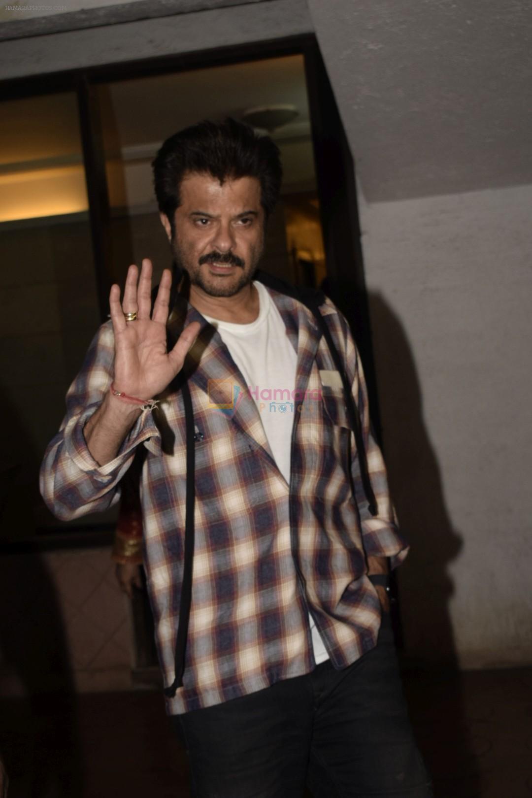 Anil Kapoor spotted at Anil Kapoor's house for Karvachauth celebration in Juhu on 27th Oct 2018