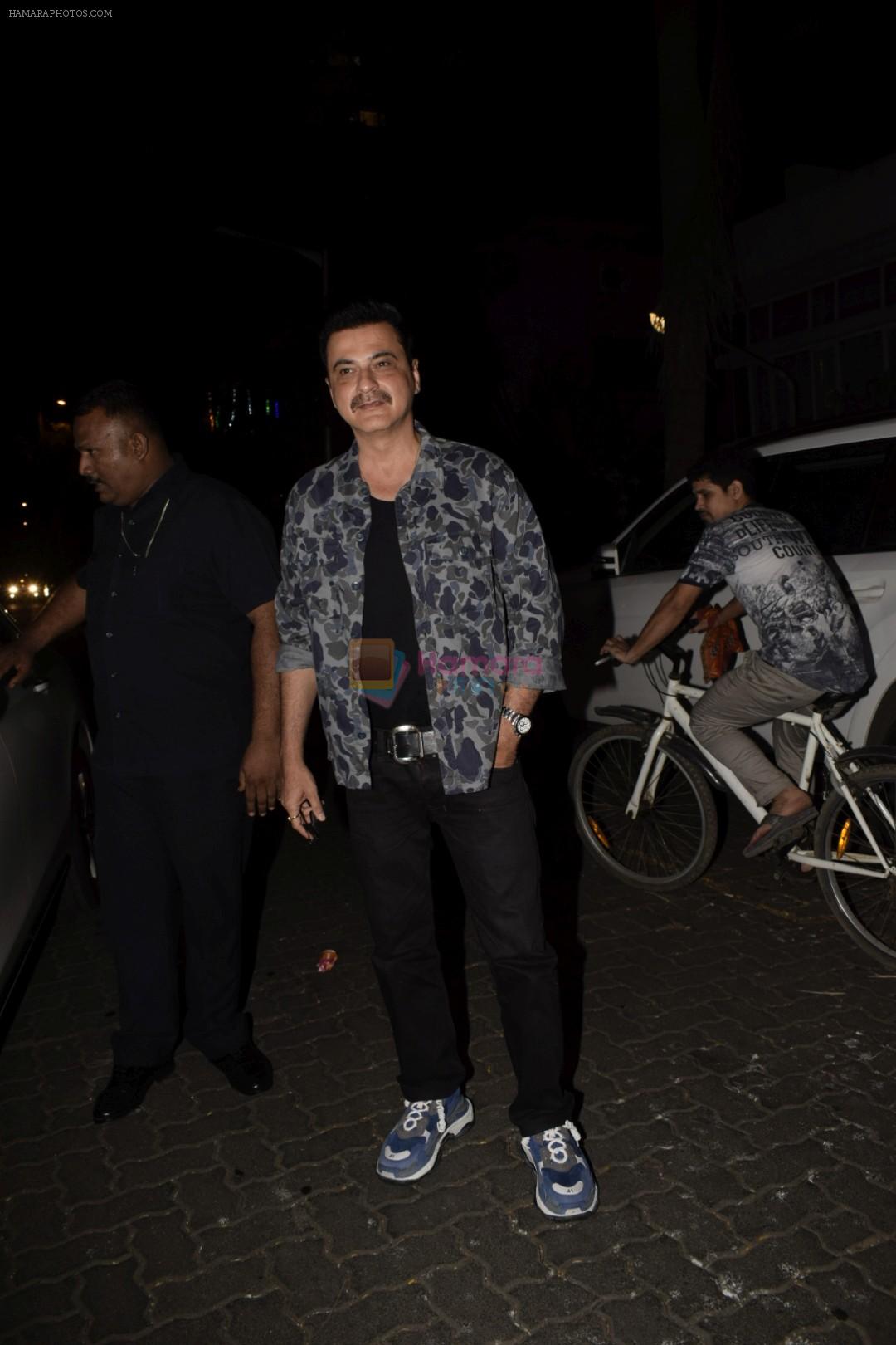 Sanjay Kapoor spotted at Anil Kapoor's house for Karvachauth celebration in Juhu on 27th Oct 2018