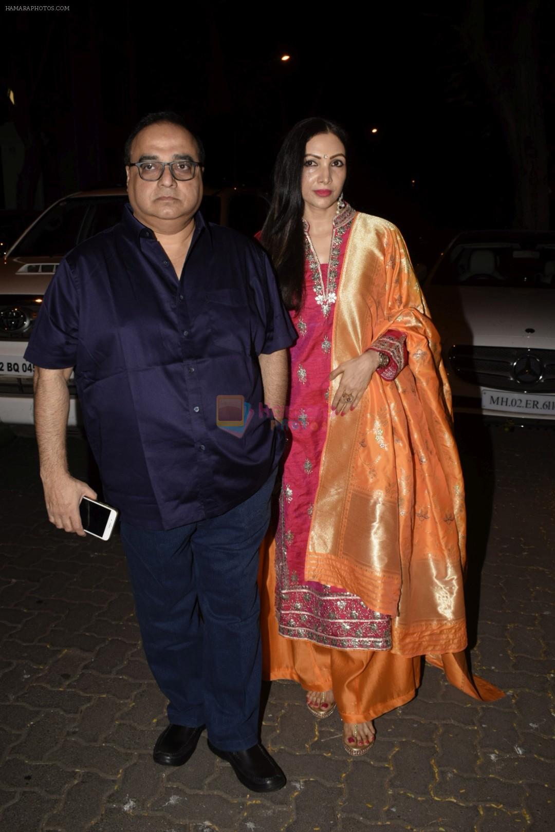 Rajkumar Santoshi spotted at Anil Kapoor's house for Karvachauth celebration in Juhu on 27th Oct 2018