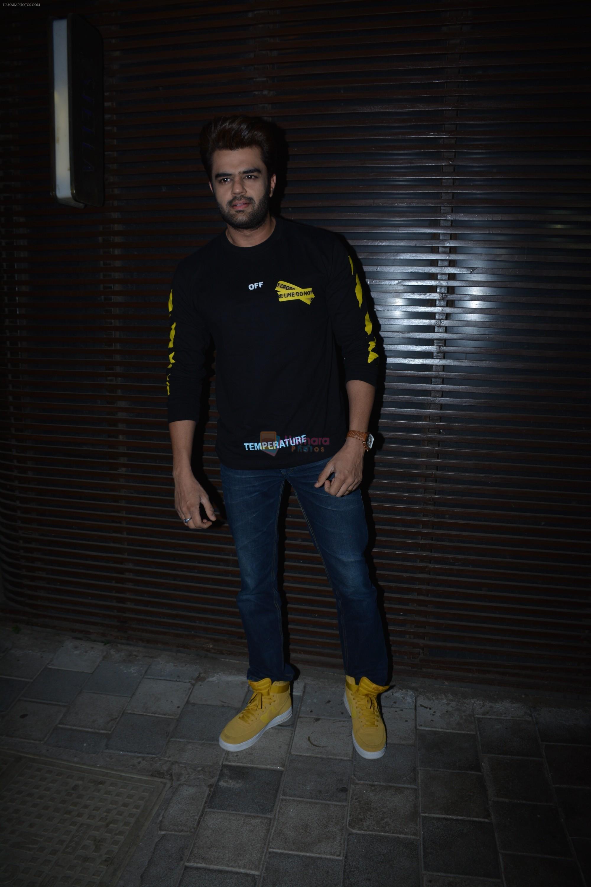 Manish Paul at the Success party of film Badhaai Ho in Estella juhu on 30th Oct 2018