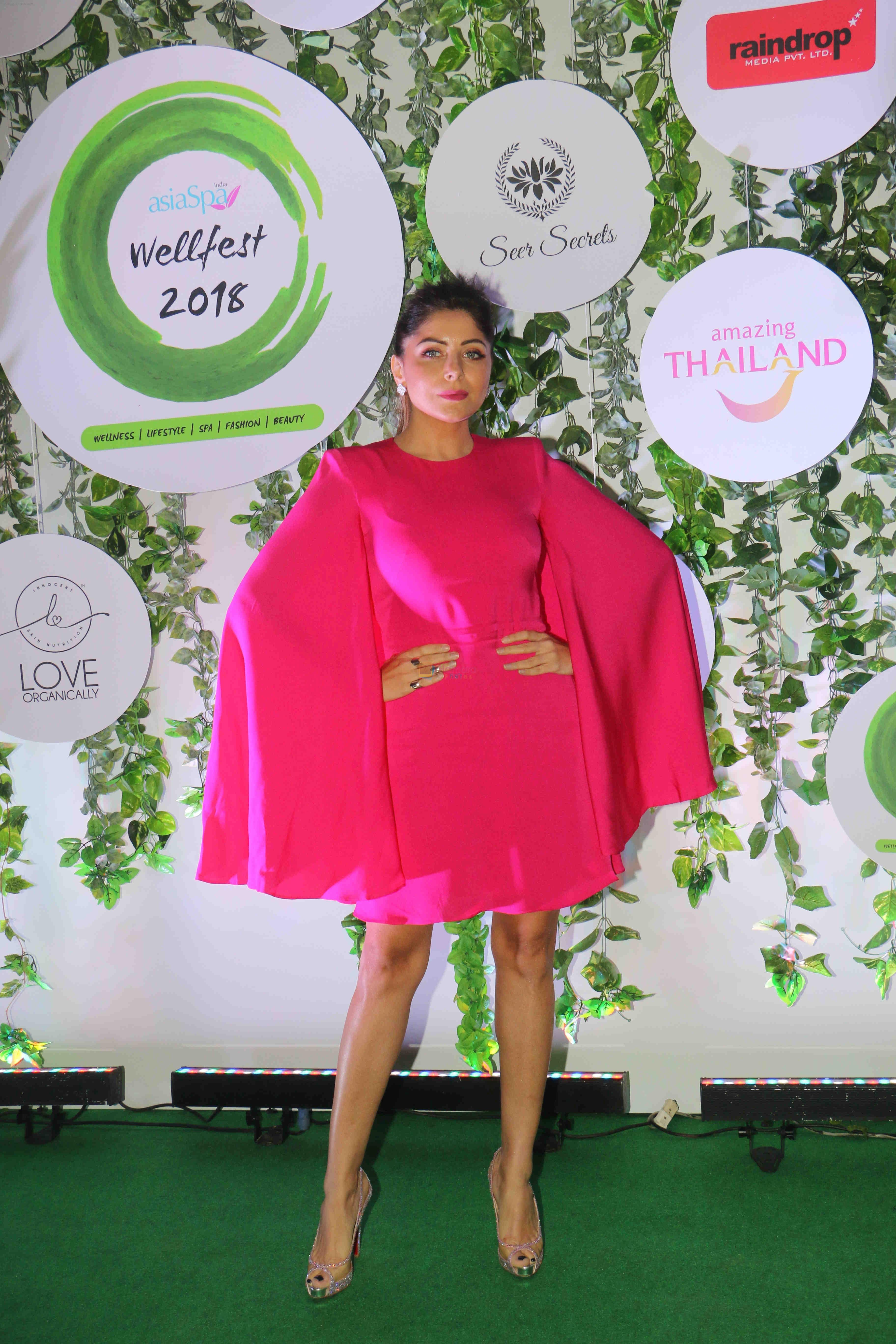 Kanika Kapoor at Asiaspa wellfest 2018 red carpet in Mumbai on 30th Oct 2018