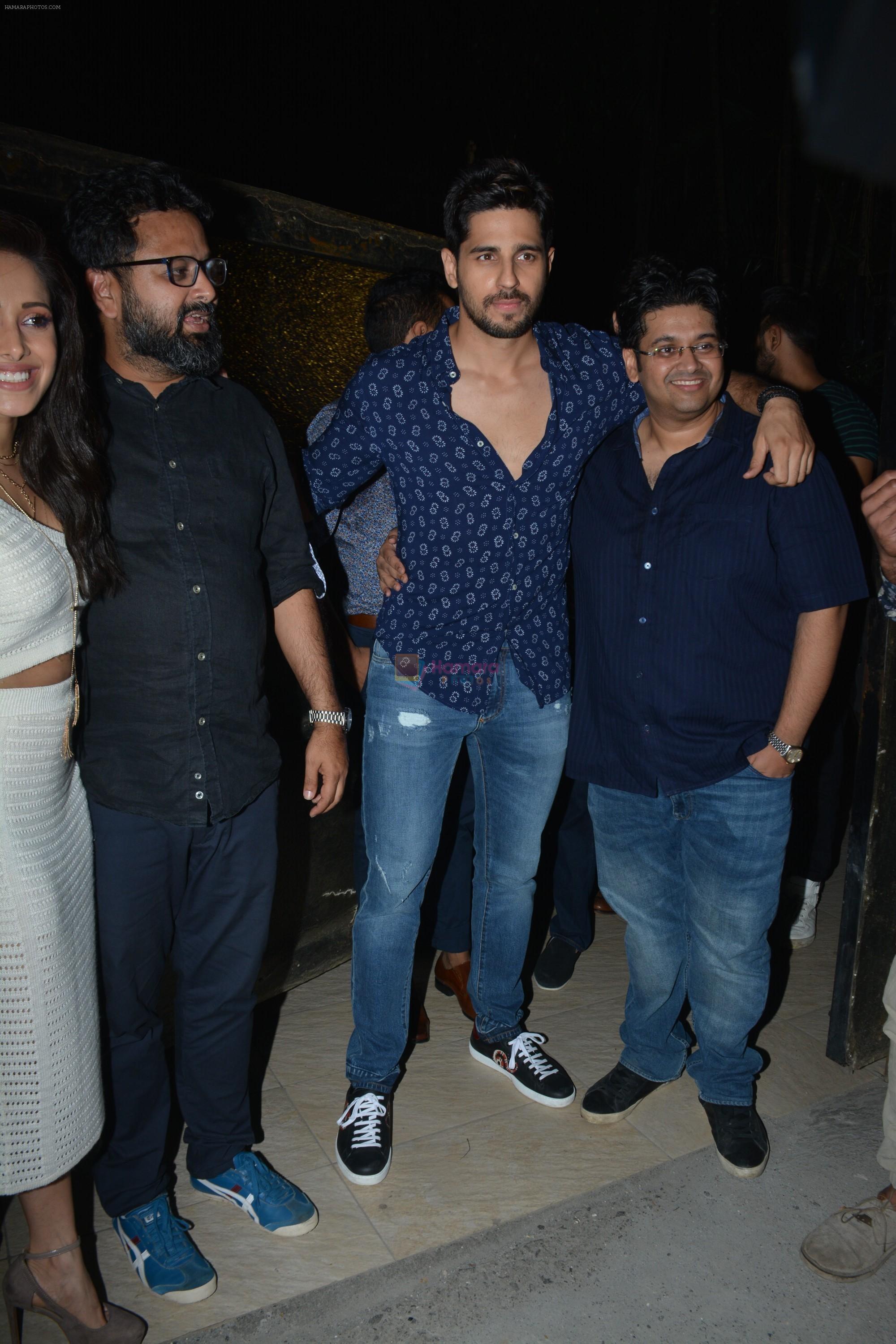 Sidharth Malhotra at Milap Zaveri's Birthday party on 14th Nov 2018