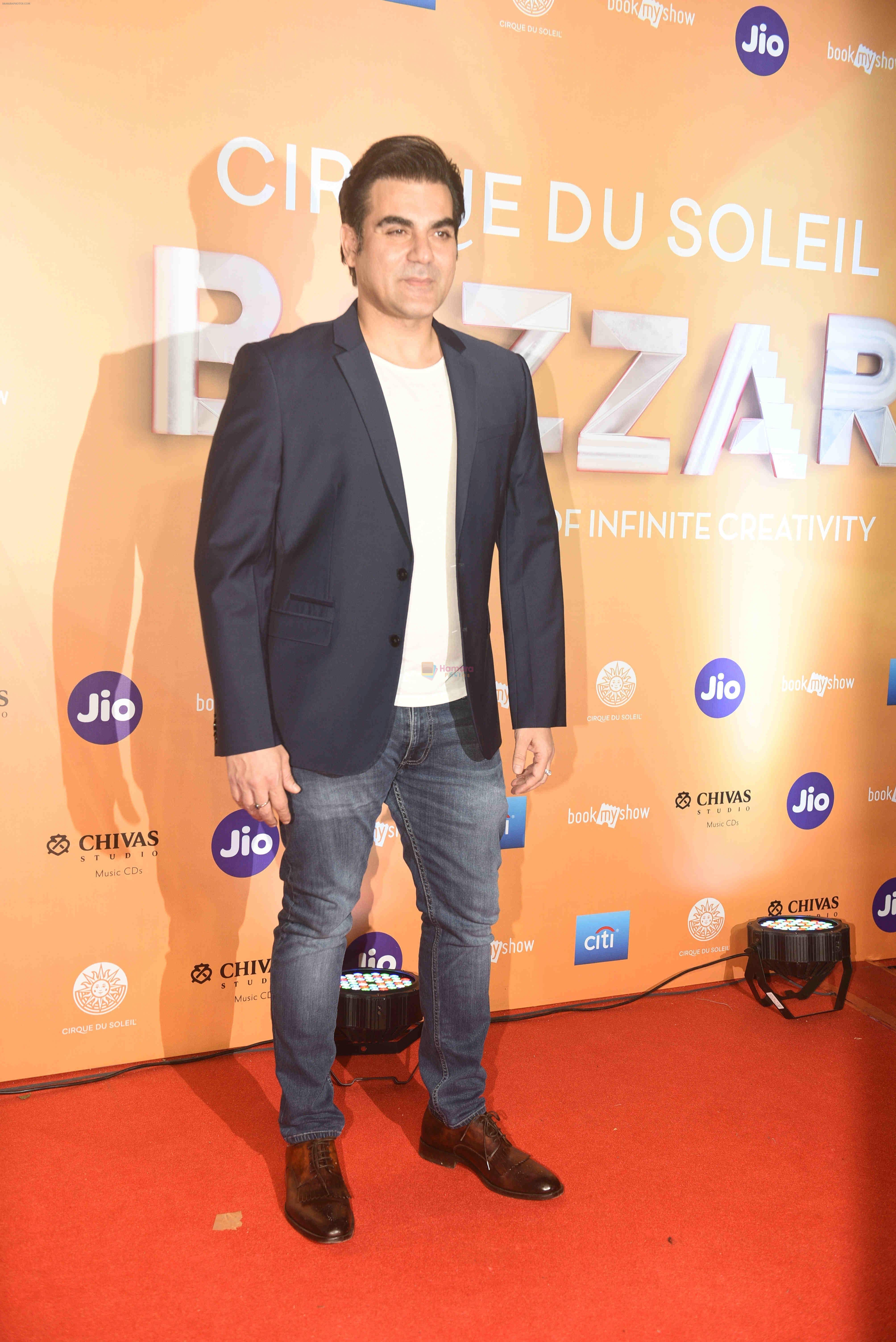 Arbaaz Khan at The Red Carpet Of The World Premiere Of Cirque Du Soleil Bazzar on 14th Nov 2018