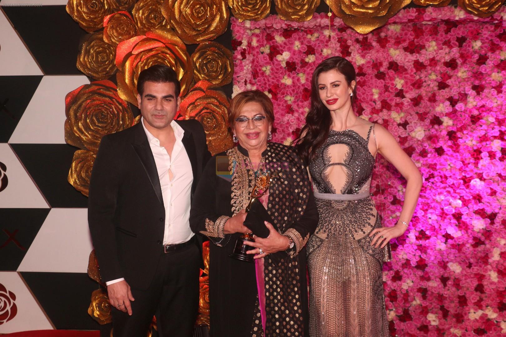 Arbaaz Khan, Helen at the Red Carpet of Lux Golden Rose Awards 2018 on 18th Nov 2018