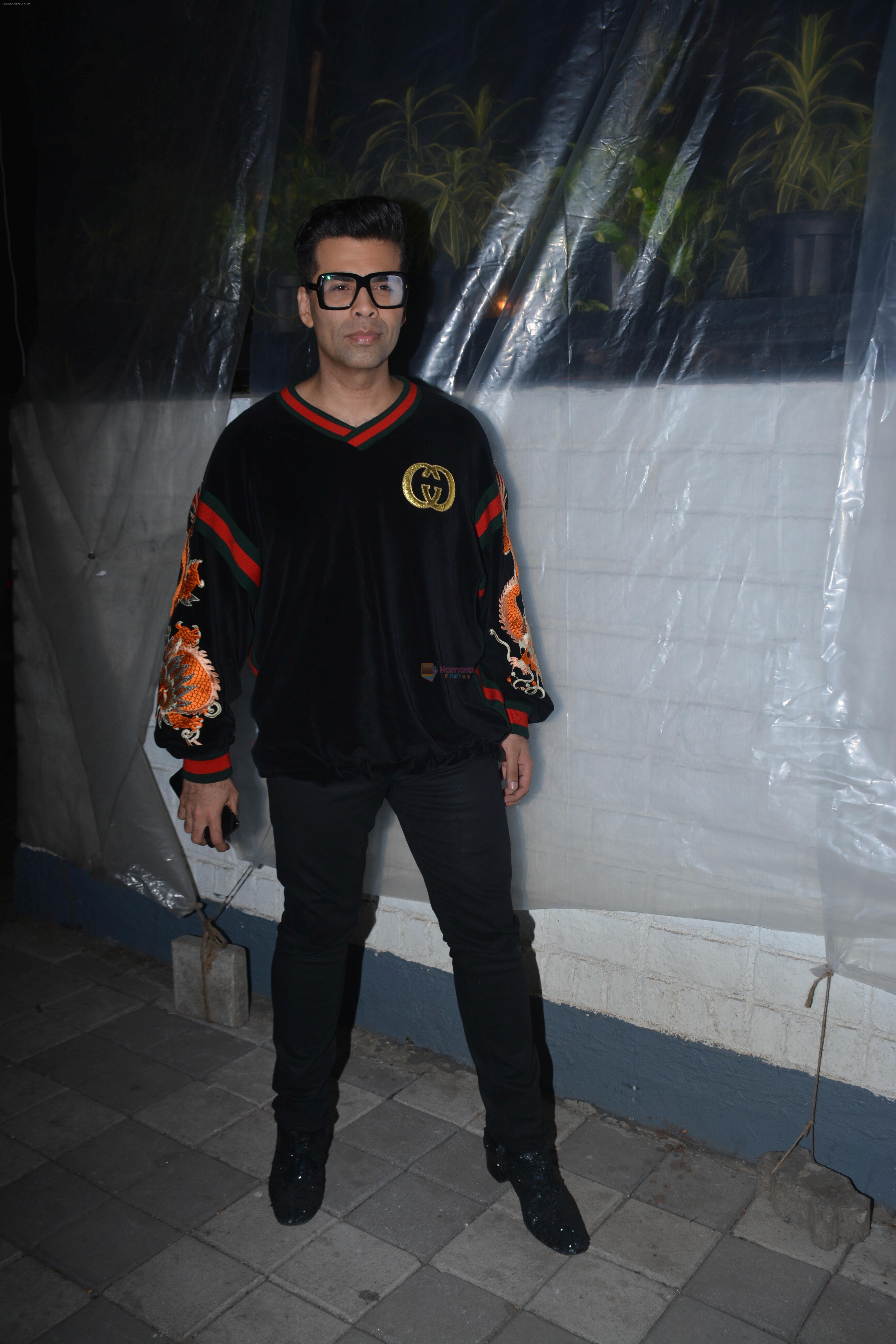 Karan Johar at Tara Sutaria's Birthday Party in The Daily Bar, Bandra on 18th Nov 2018