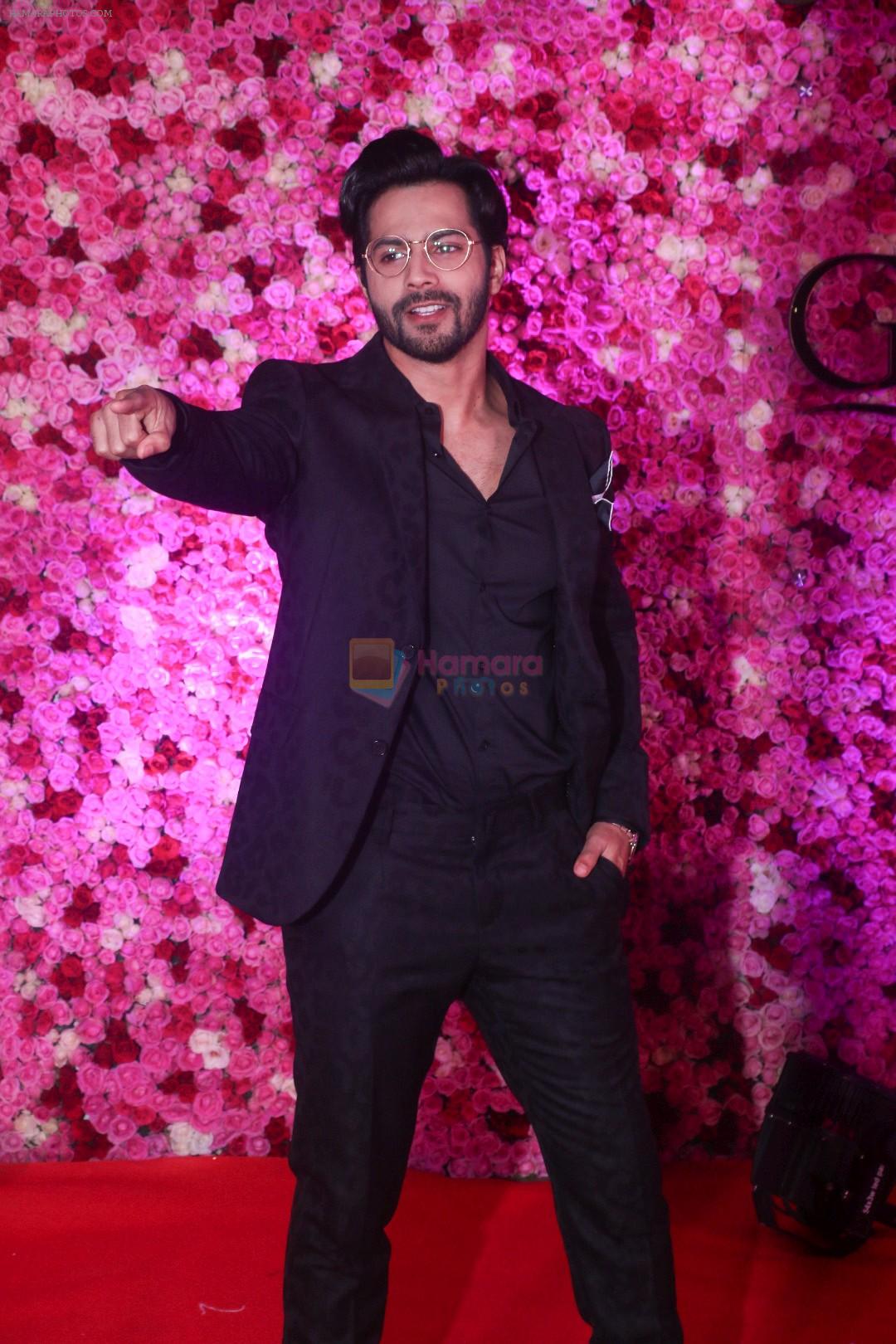 Varun Dhawan at the Red Carpet of Lux Golden Rose Awards 2018 on 18th Nov 2018