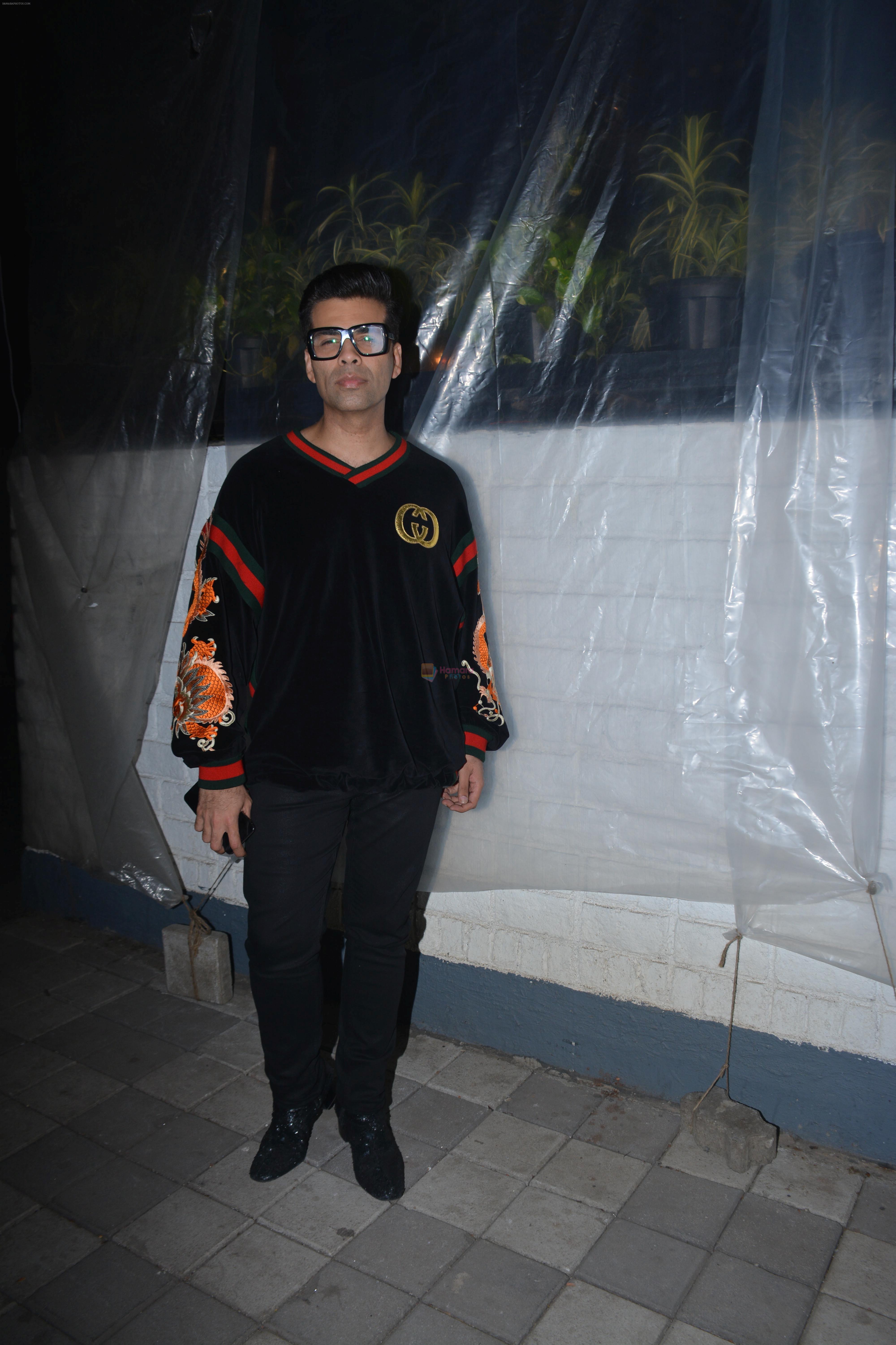 Karan Johar at Tara Sutaria's Birthday Party in The Daily Bar, Bandra on 18th Nov 2018